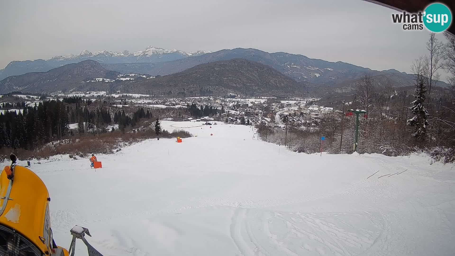 Spletna kamera Bohinjska Bistrica – Pogled v živo s smučišča Kozji Hrbet