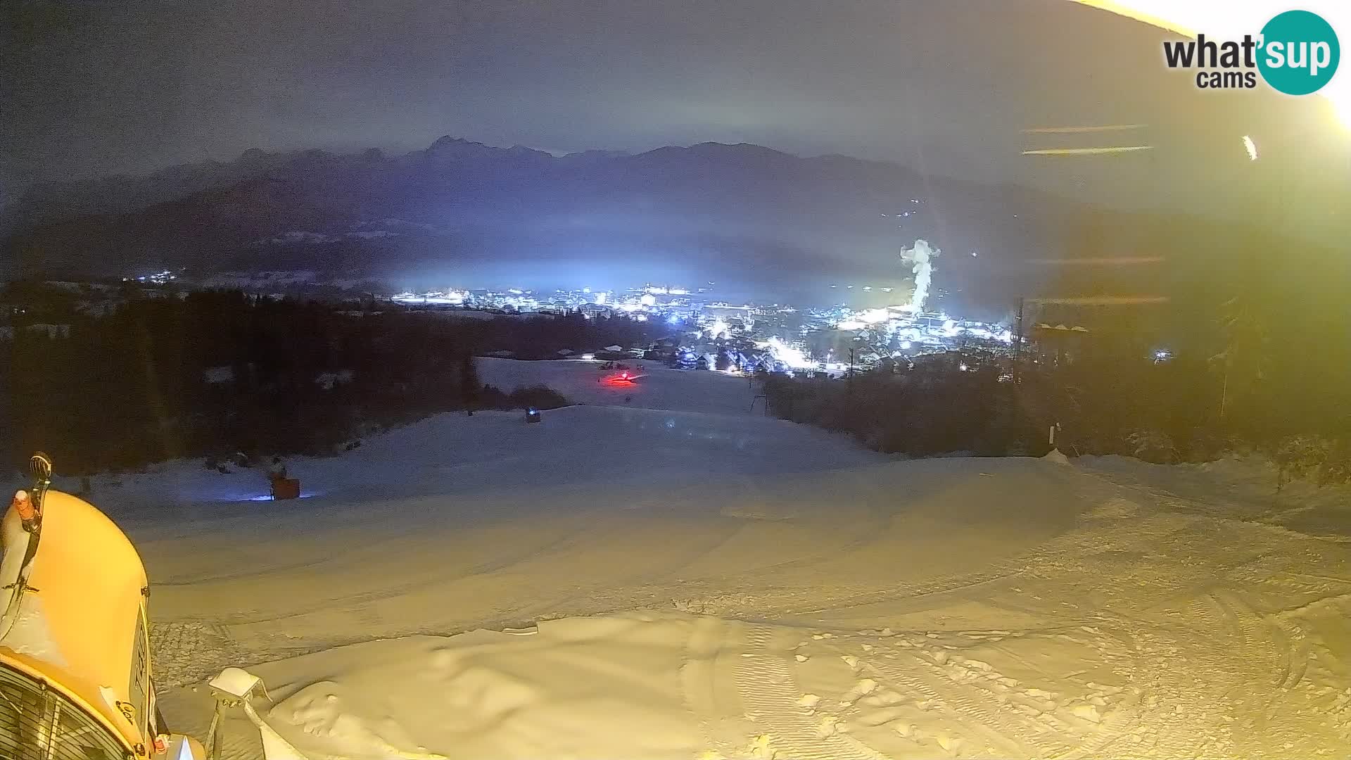 Kamera uživo Bohinjska Bistrica – Pogled u stvarnom vremenu sa skijališta Kozji Hrbet