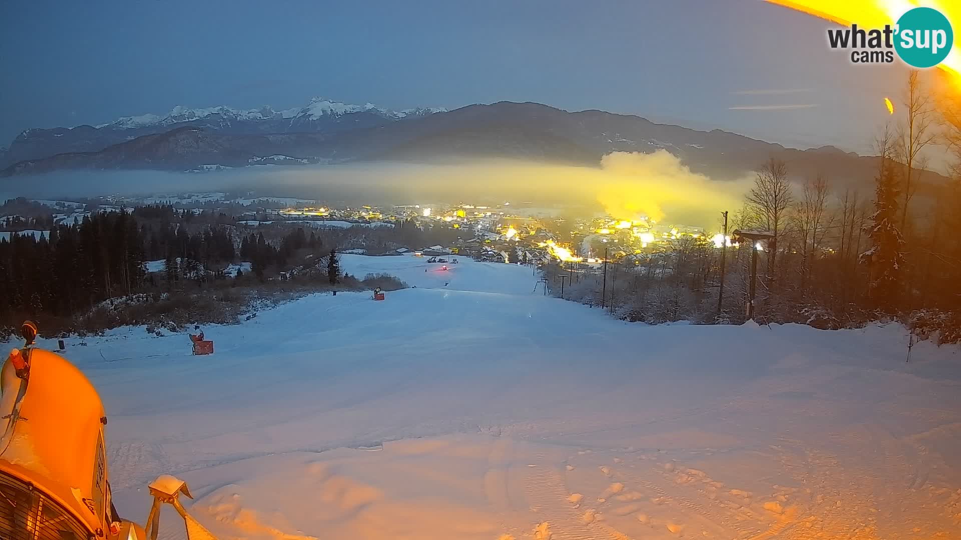 Webcam Bohinjska Bistrica – Vista live dalla stazione sciistica Kozji Hrbet