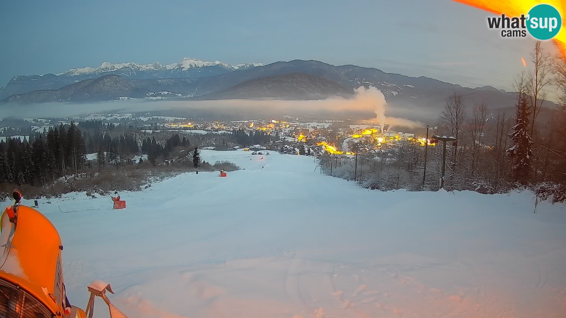 Webcam Bohinjska Bistrica – Vista live dalla stazione sciistica Kozji Hrbet