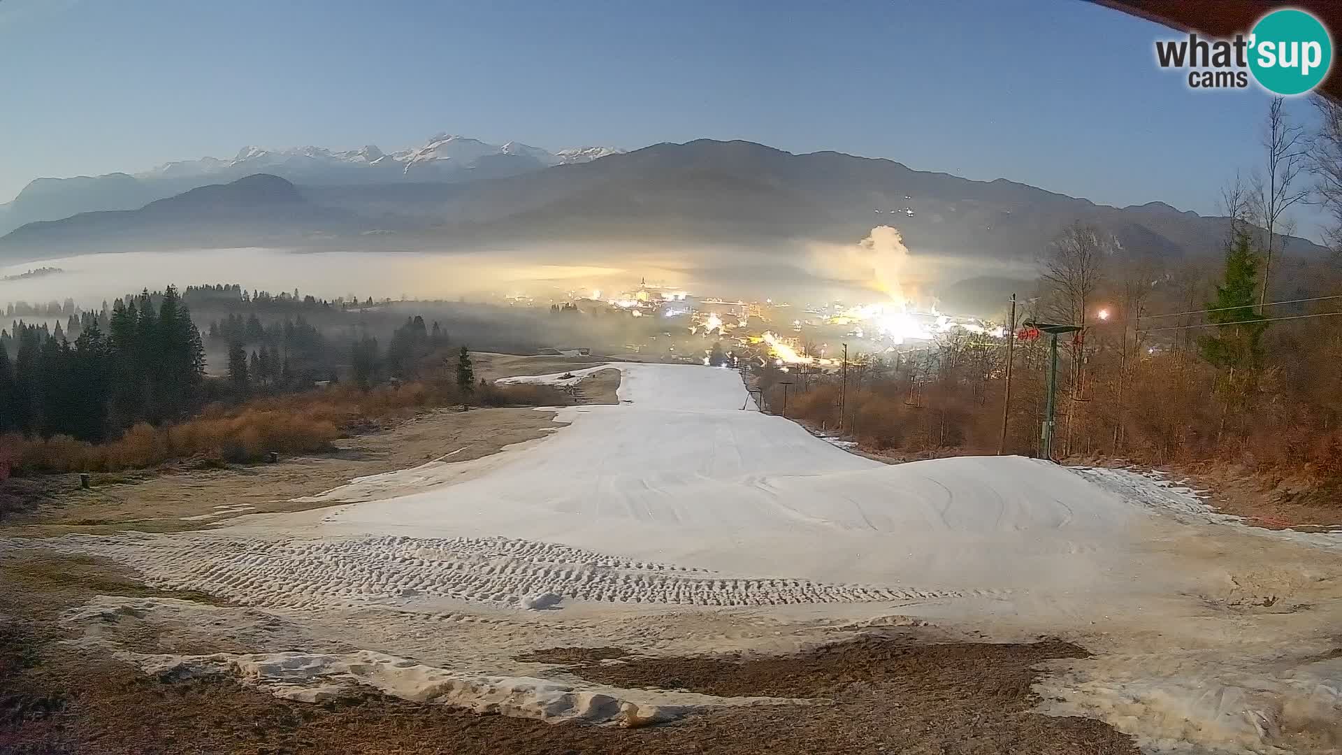 Webcam Bohinjska Bistrica – Live View from Kozji Hrbet Ski Station