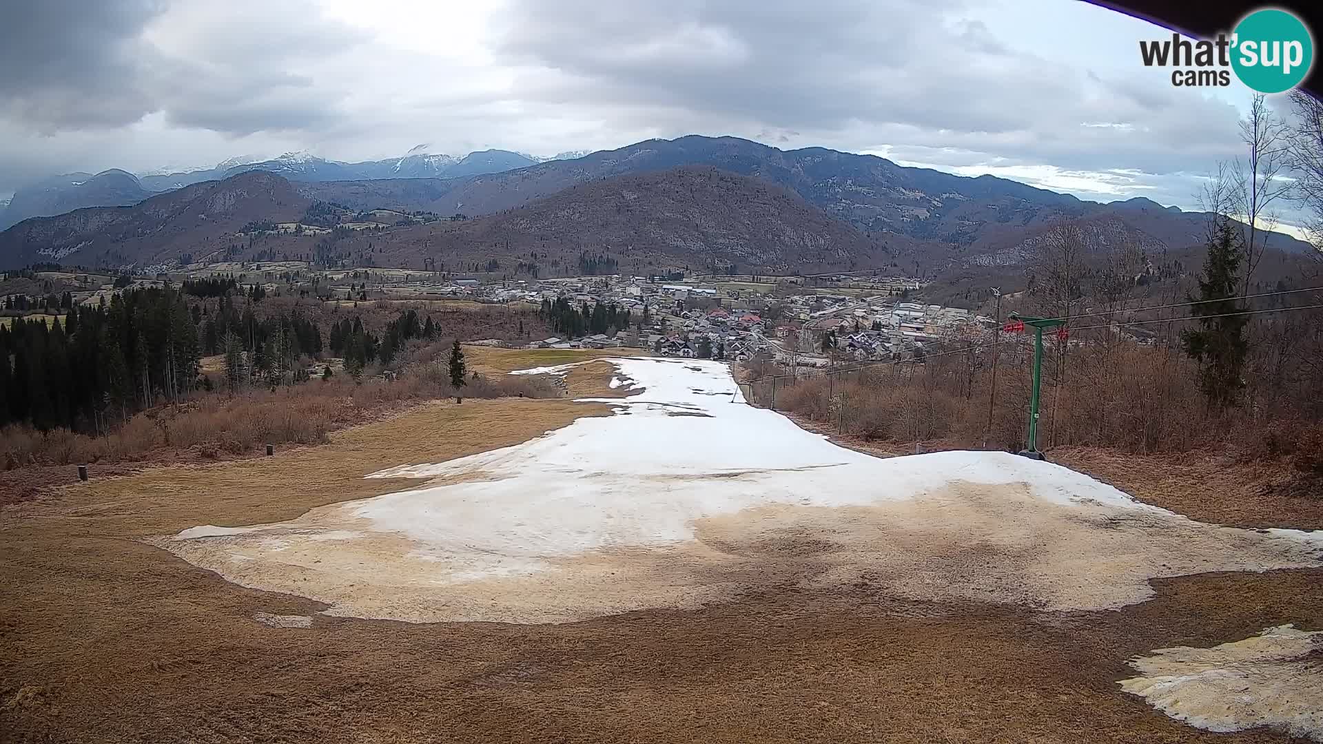 Kamera uživo Bohinjska Bistrica – Pogled u stvarnom vremenu sa skijališta Kozji Hrbet