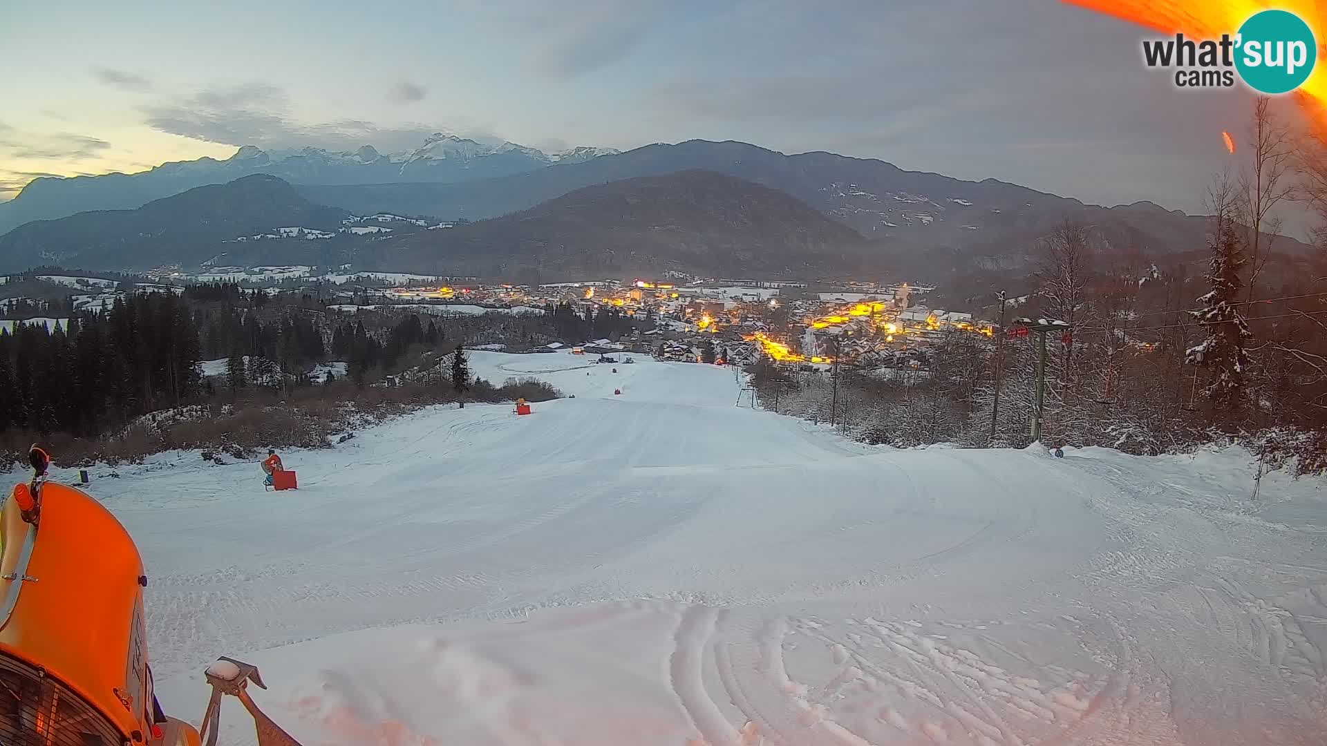 Webcam Bohinjska Bistrica – Live View from Kozji Hrbet Ski Station