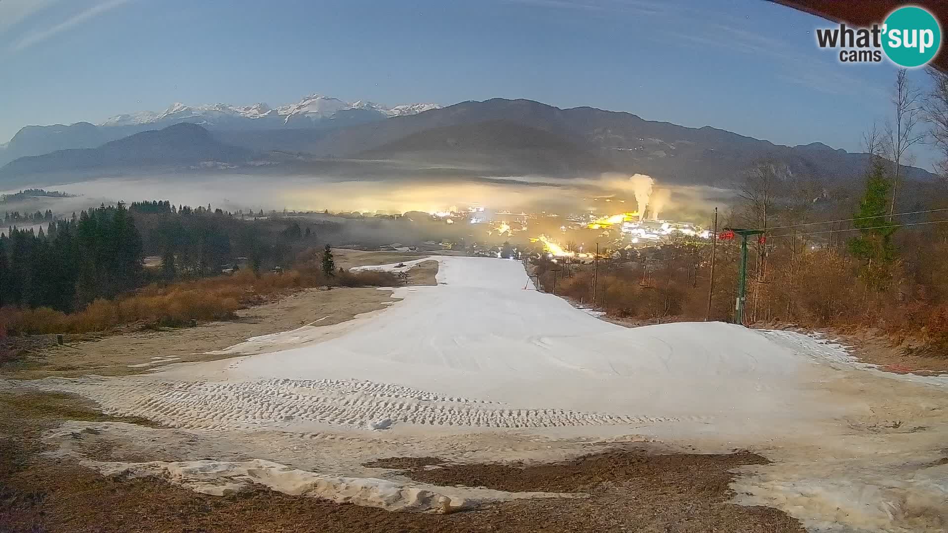 Webcam Bohinjska Bistrica – Vista live dalla stazione sciistica Kozji Hrbet