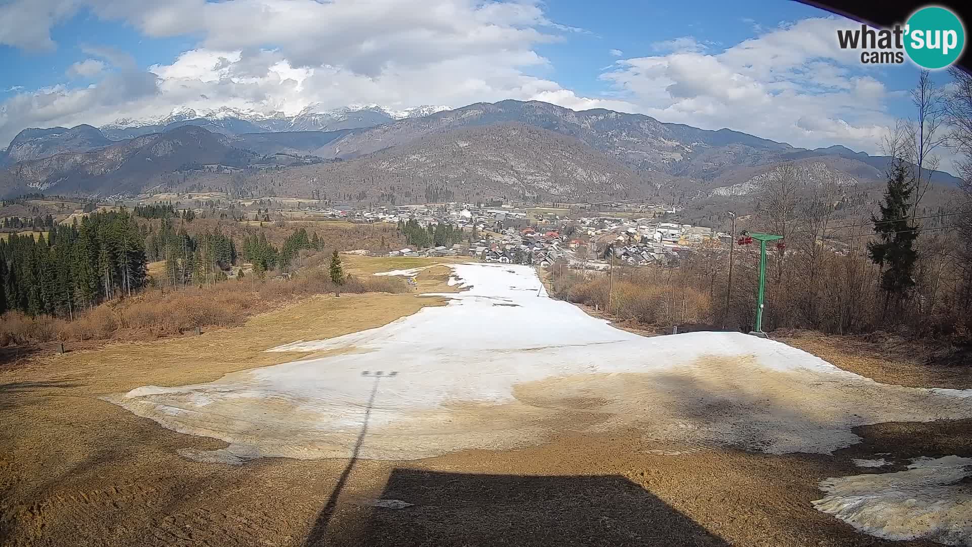 Kamera uživo Bohinjska Bistrica – Pogled u stvarnom vremenu sa skijališta Kozji Hrbet