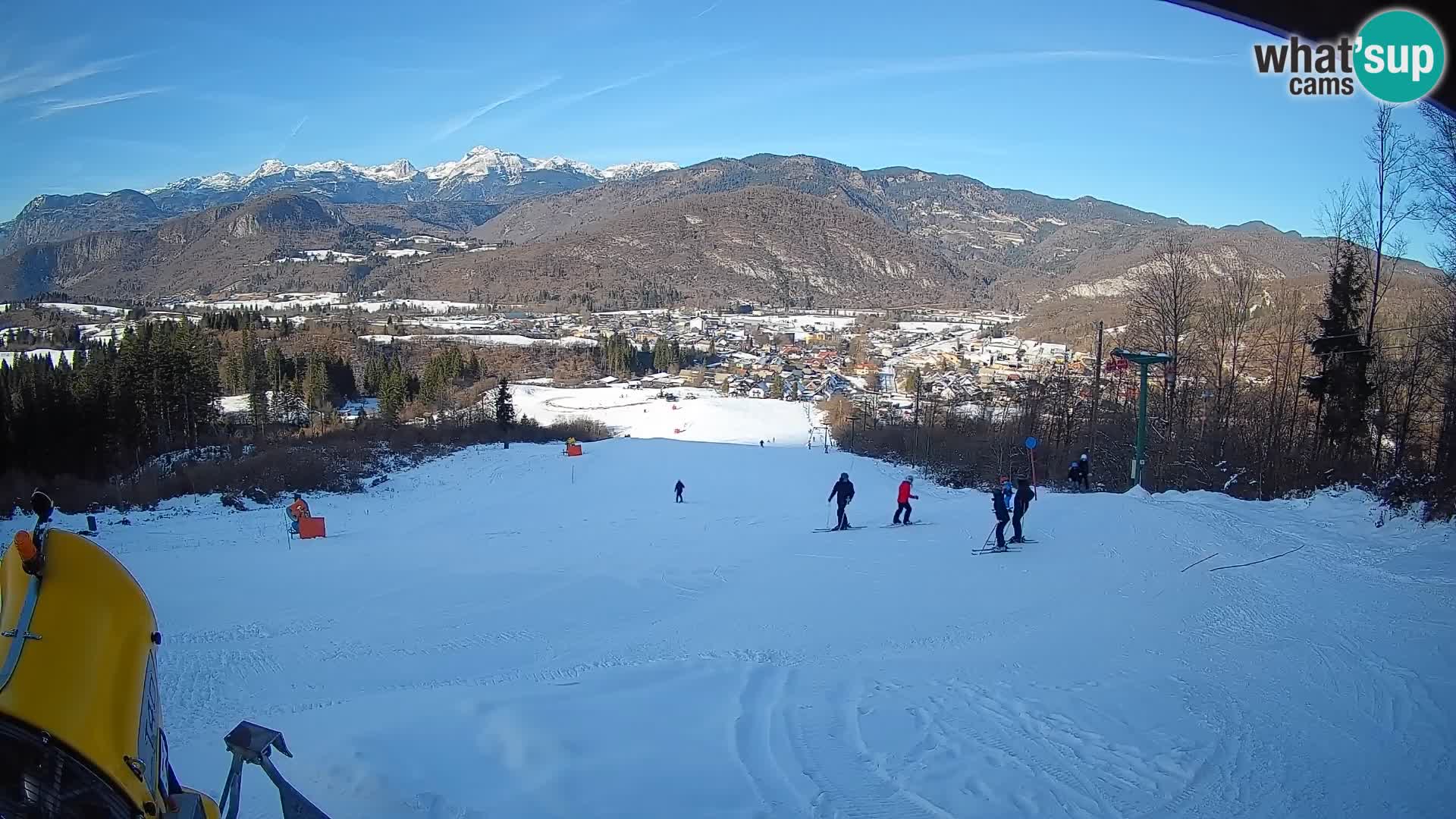Webcam Bohinjska Bistrica – Live View from Kozji Hrbet Ski Station