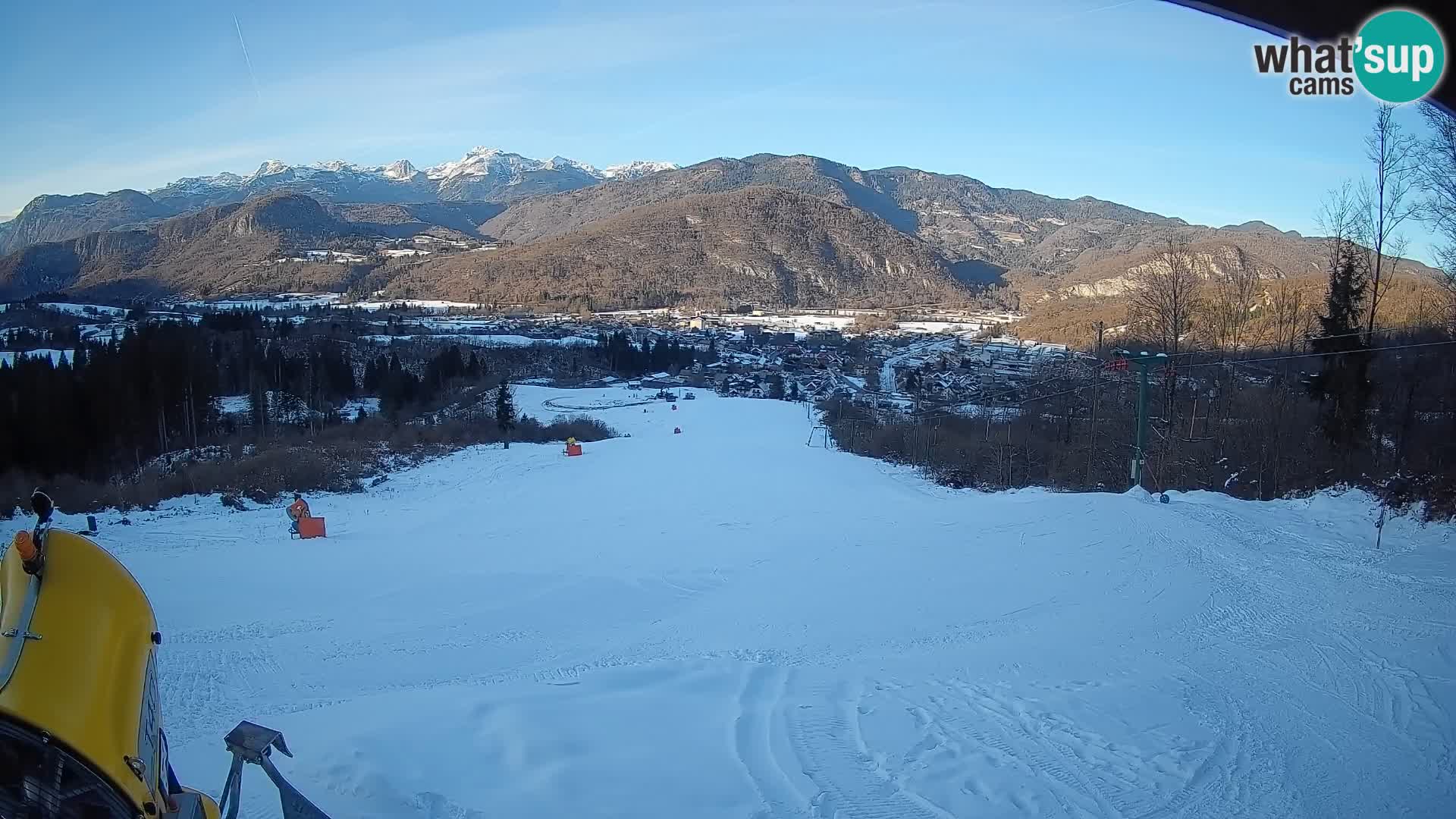 Webcam Bohinjska Bistrica – Live View from Kozji Hrbet Ski Station