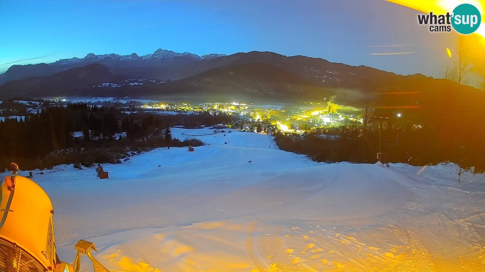 Webcam Bohinjska Bistrica – Vue en direct depuis la station de ski Kozji Hrbet