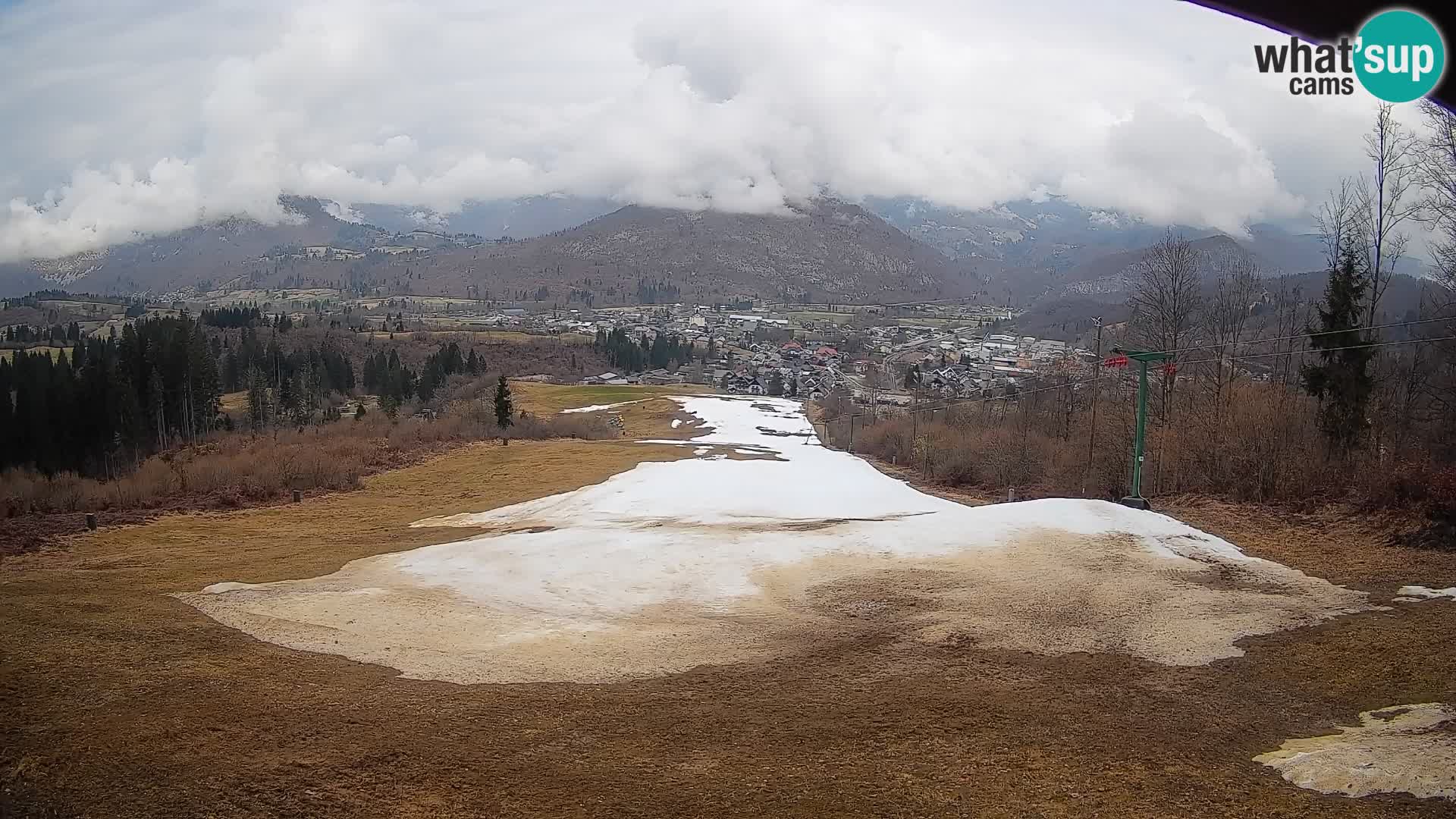 Spletna kamera Bohinjska Bistrica – Pogled v živo s smučišča Kozji Hrbet