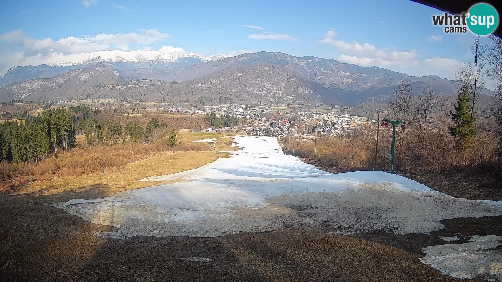 Webcam Bohinjska Bistrica – Live View from Kozji Hrbet Ski Station