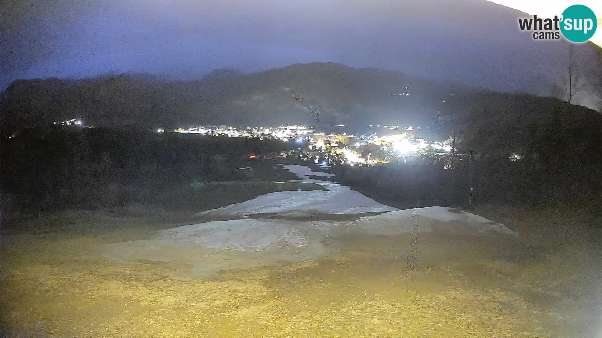 Kamera uživo Bohinjska Bistrica – Pogled u stvarnom vremenu sa skijališta Kozji Hrbet