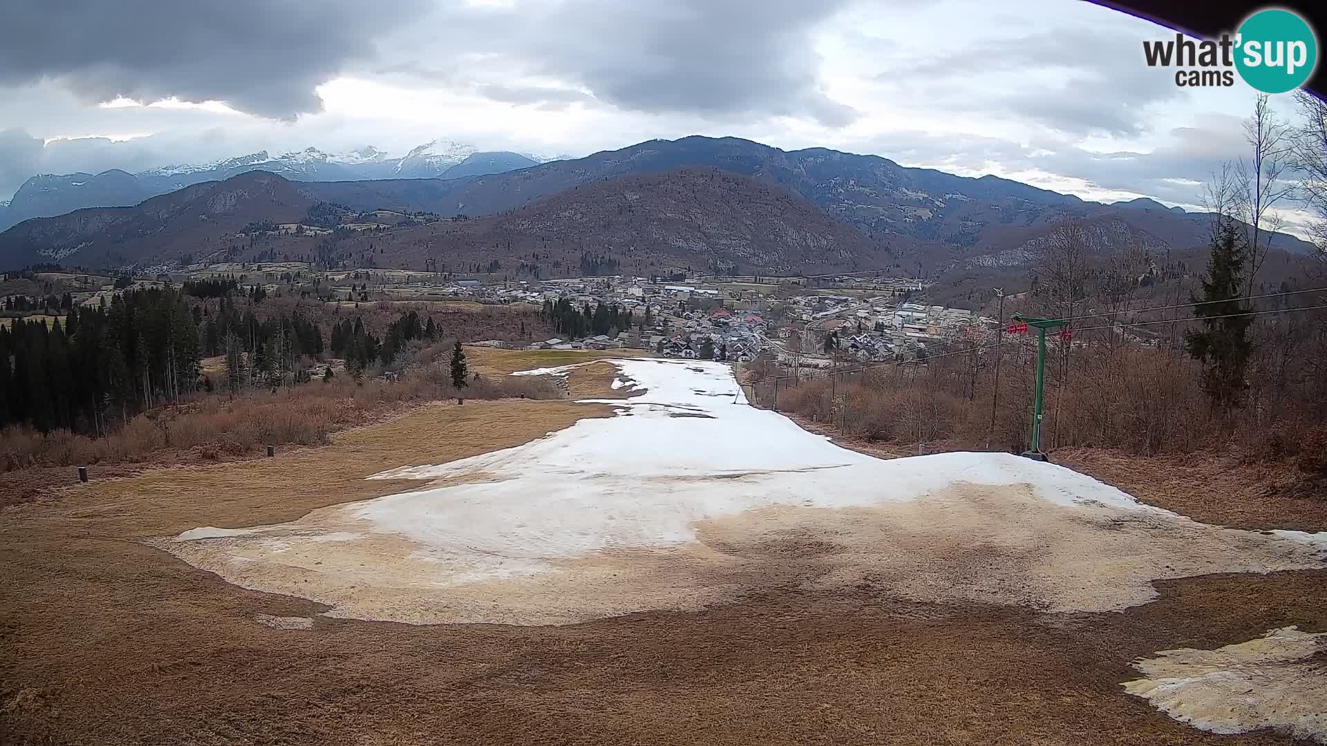 Kamera uživo Bohinjska Bistrica – Pogled u stvarnom vremenu sa skijališta Kozji Hrbet