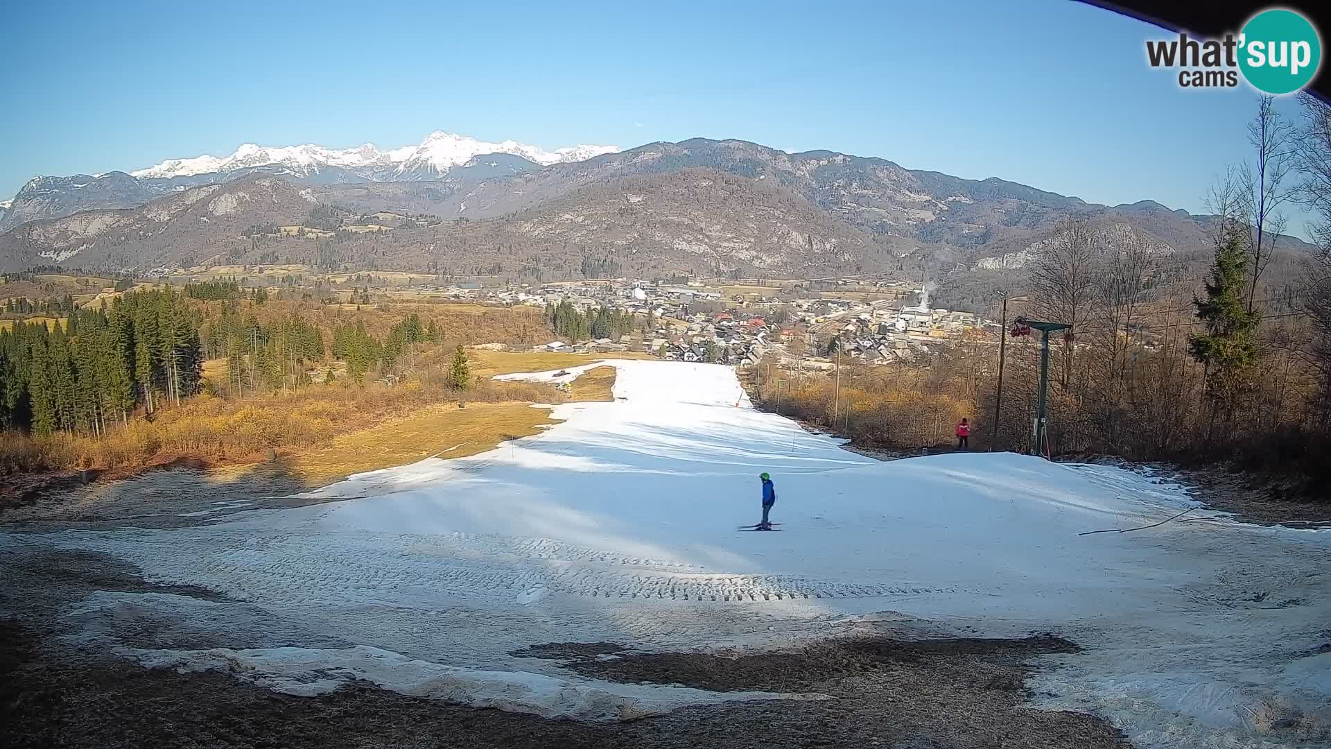 Webcam Bohinjska Bistrica – Live View from Kozji Hrbet Ski Station