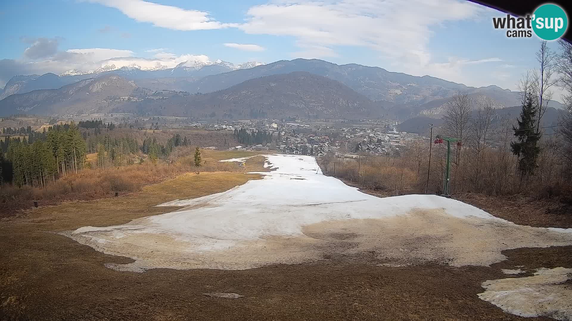 Webcam Bohinjska Bistrica – Vista live dalla stazione sciistica Kozji Hrbet