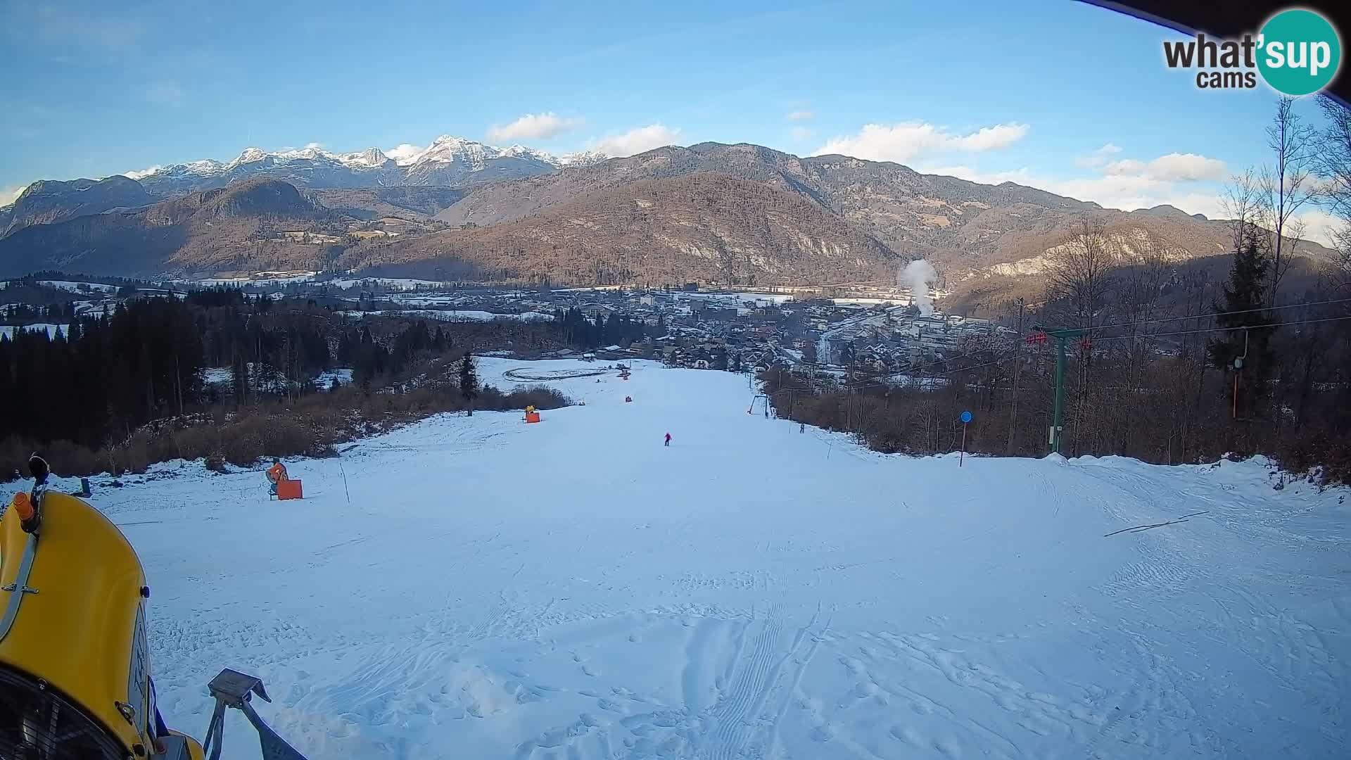 Kamera uživo Bohinjska Bistrica – Pogled u stvarnom vremenu sa skijališta Kozji Hrbet