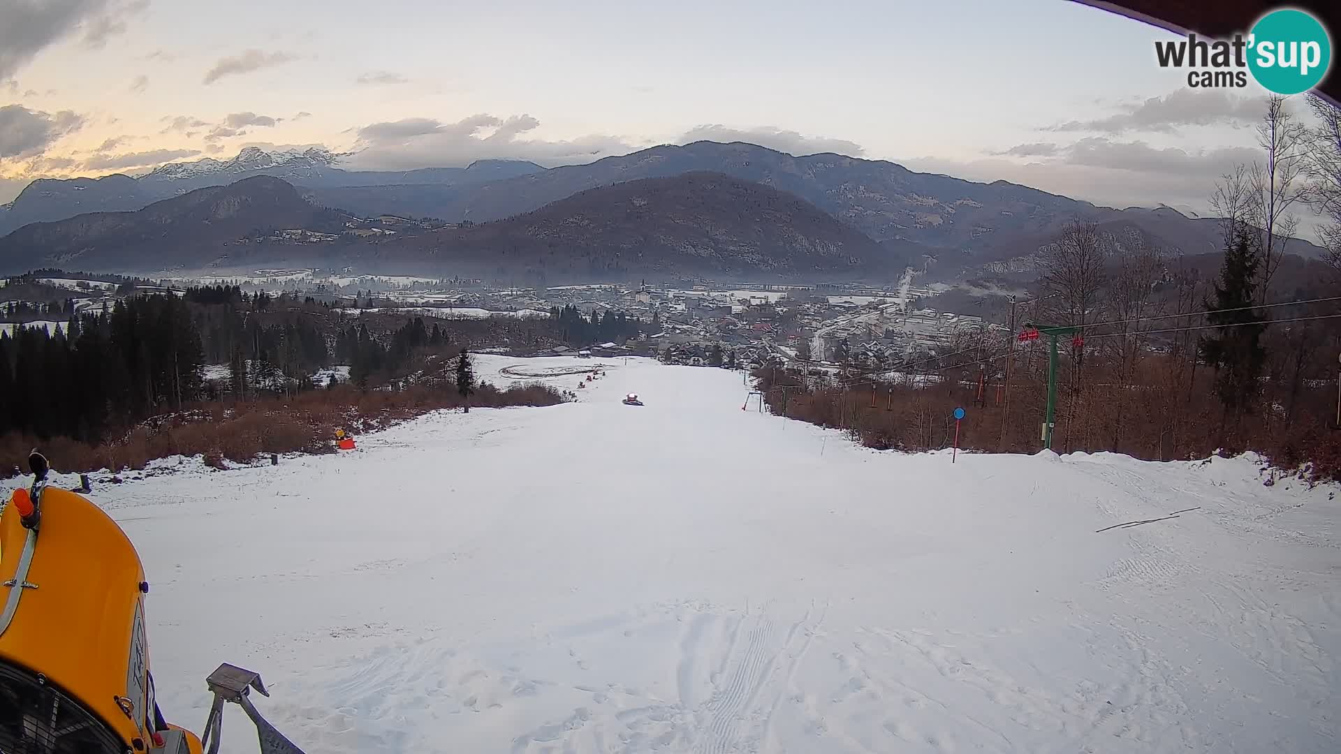 Webcam Bohinjska Bistrica – Live View from Kozji Hrbet Ski Station
