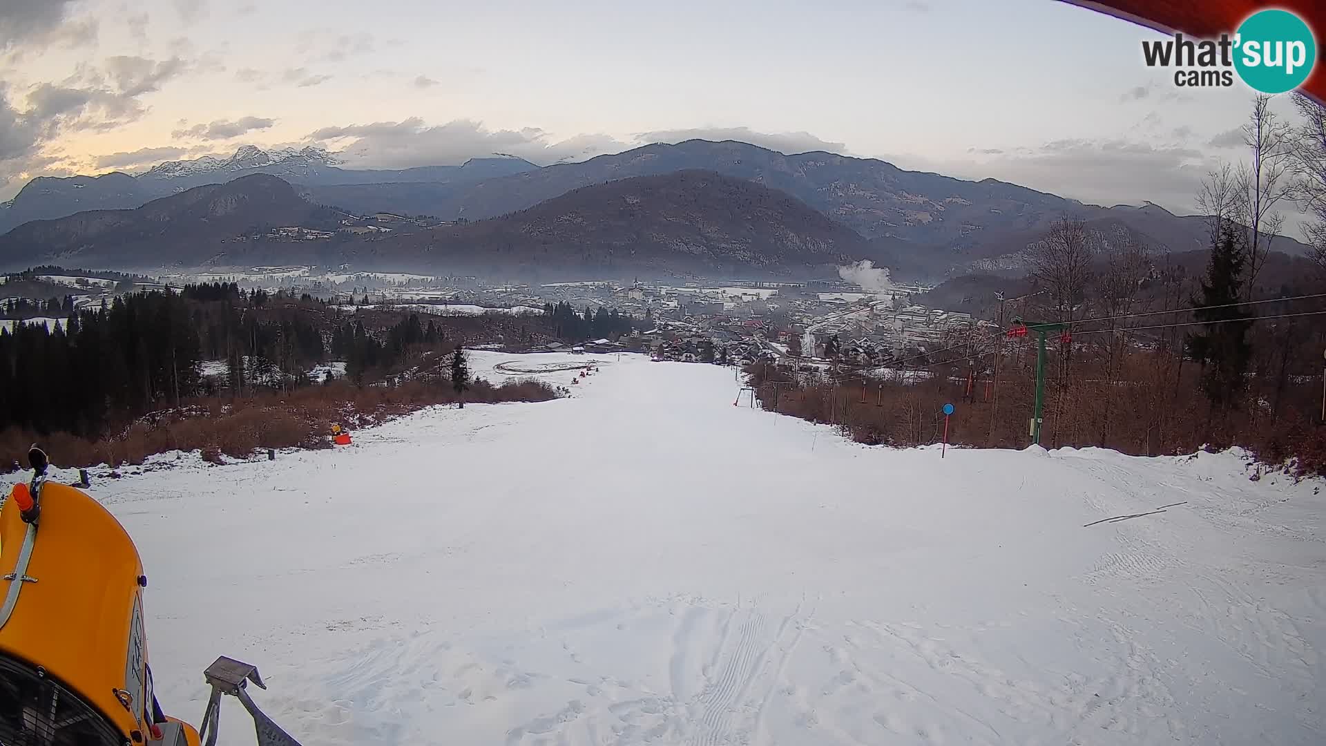 Webcam Bohinjska Bistrica – Vista live dalla stazione sciistica Kozji Hrbet