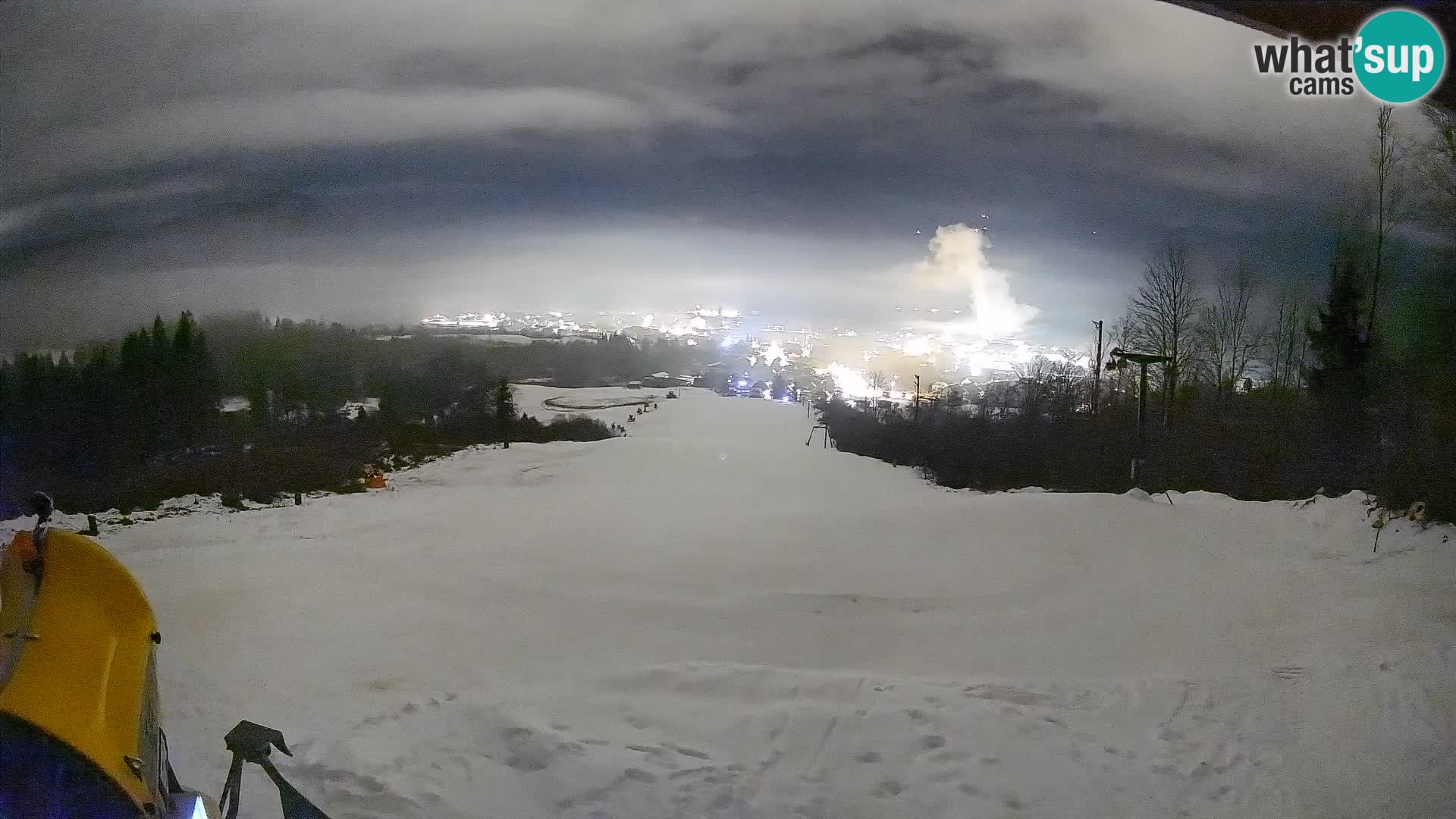 Kamera uživo Bohinjska Bistrica – Pogled u stvarnom vremenu sa skijališta Kozji Hrbet