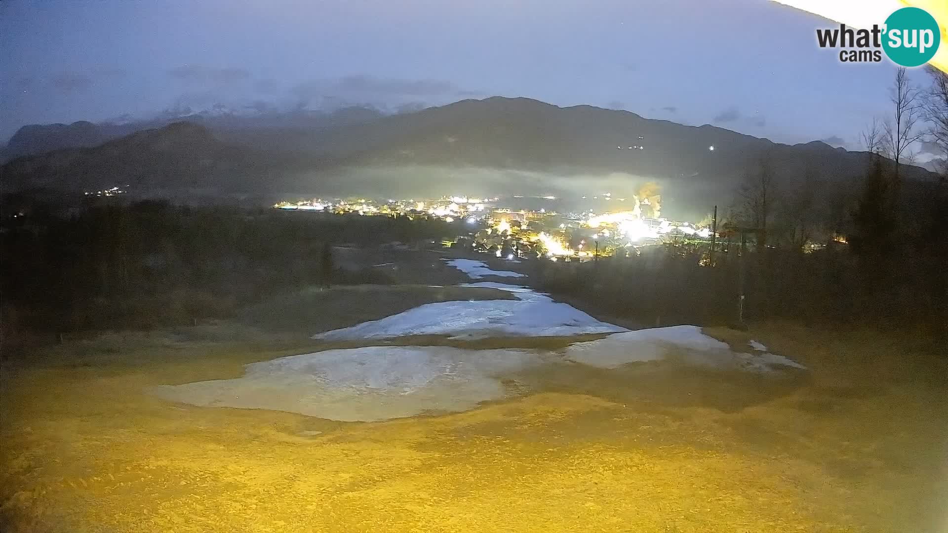 Kamera uživo Bohinjska Bistrica – Pogled u stvarnom vremenu sa skijališta Kozji Hrbet