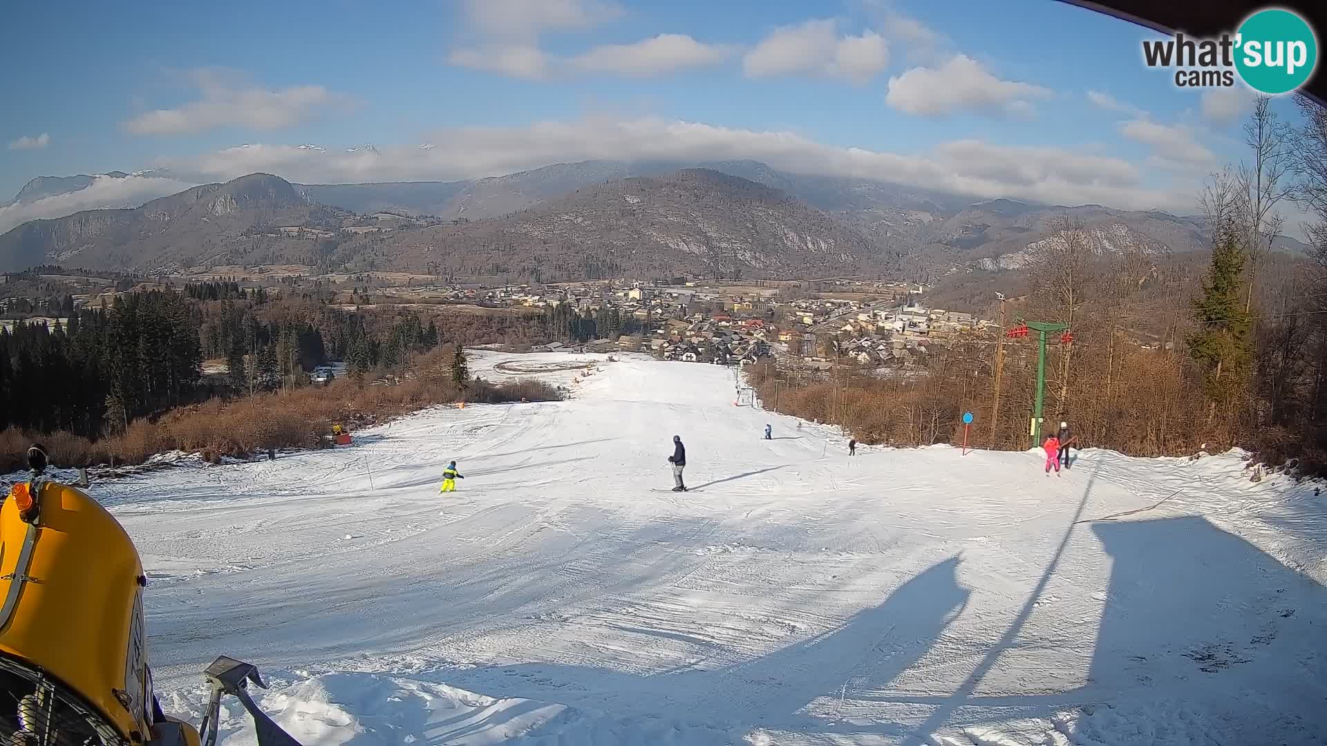 Spletna kamera Bohinjska Bistrica – Pogled v živo s smučišča Kozji Hrbet