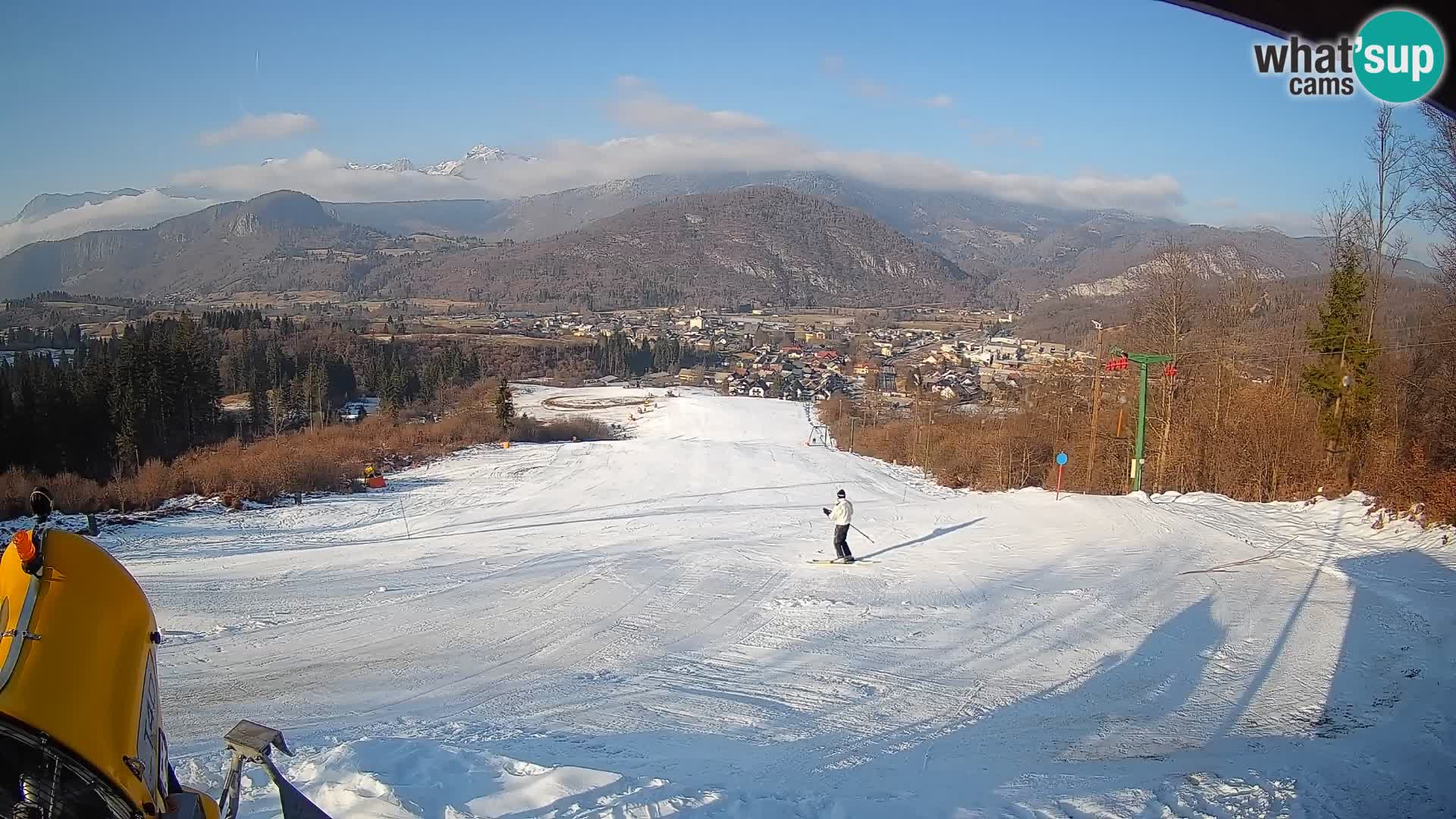 Spletna kamera Bohinjska Bistrica – Pogled v živo s smučišča Kozji Hrbet