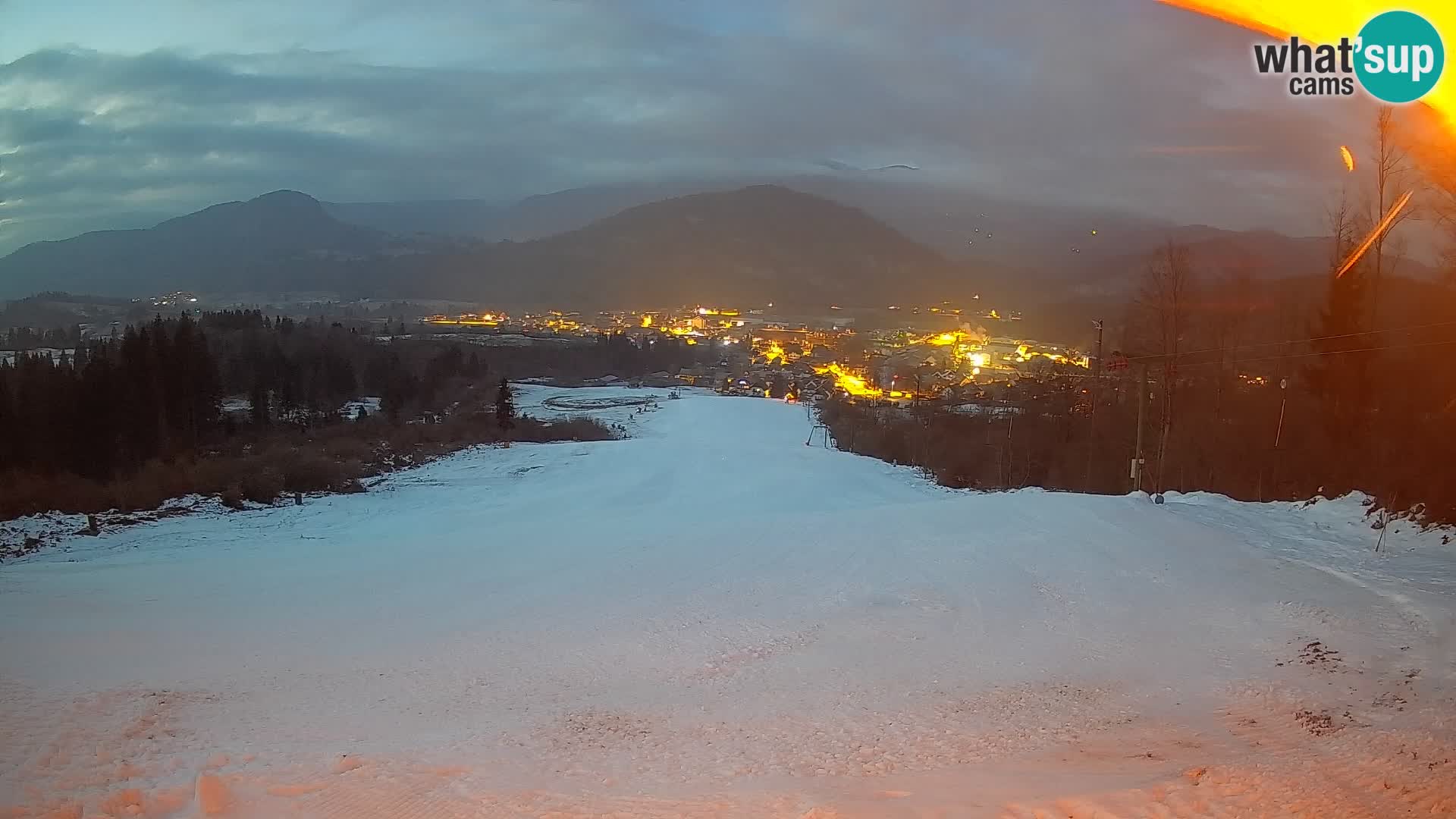 Cámara en vivo Bohinjska Bistrica – Vista en directo desde la estación de esquí Kozji Hrbet