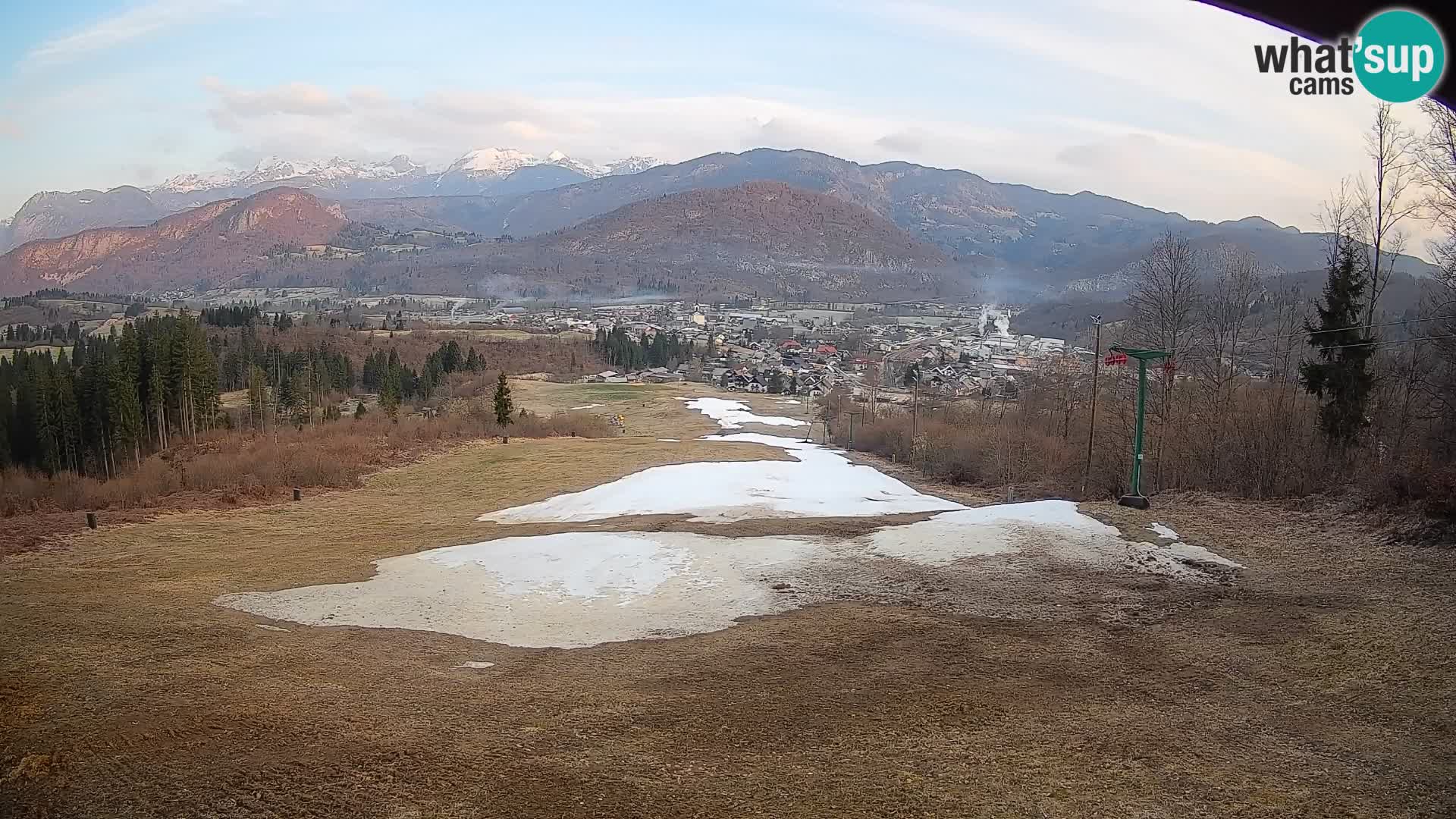 Webcam Bohinjska Bistrica – Live View from Kozji Hrbet Ski Station