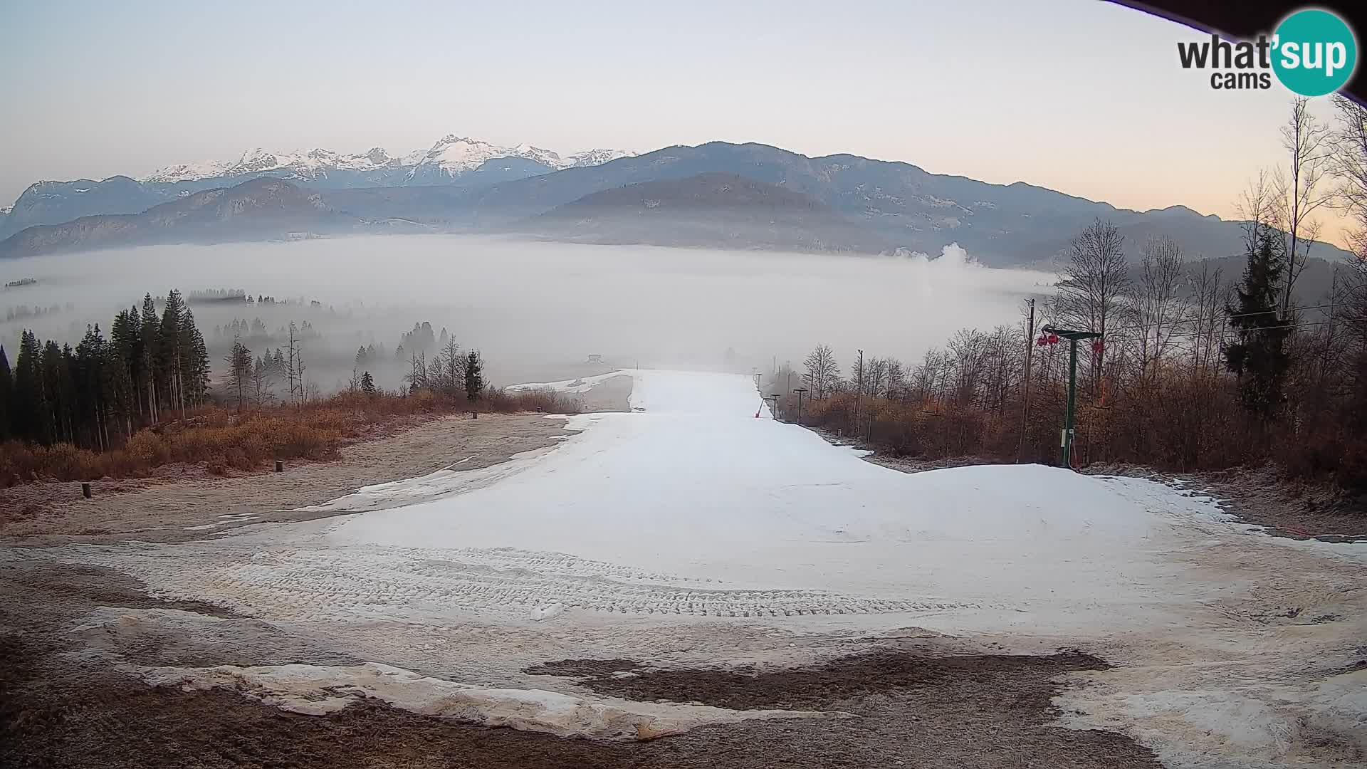 Webcam Bohinjska Bistrica – Live View from Kozji Hrbet Ski Station