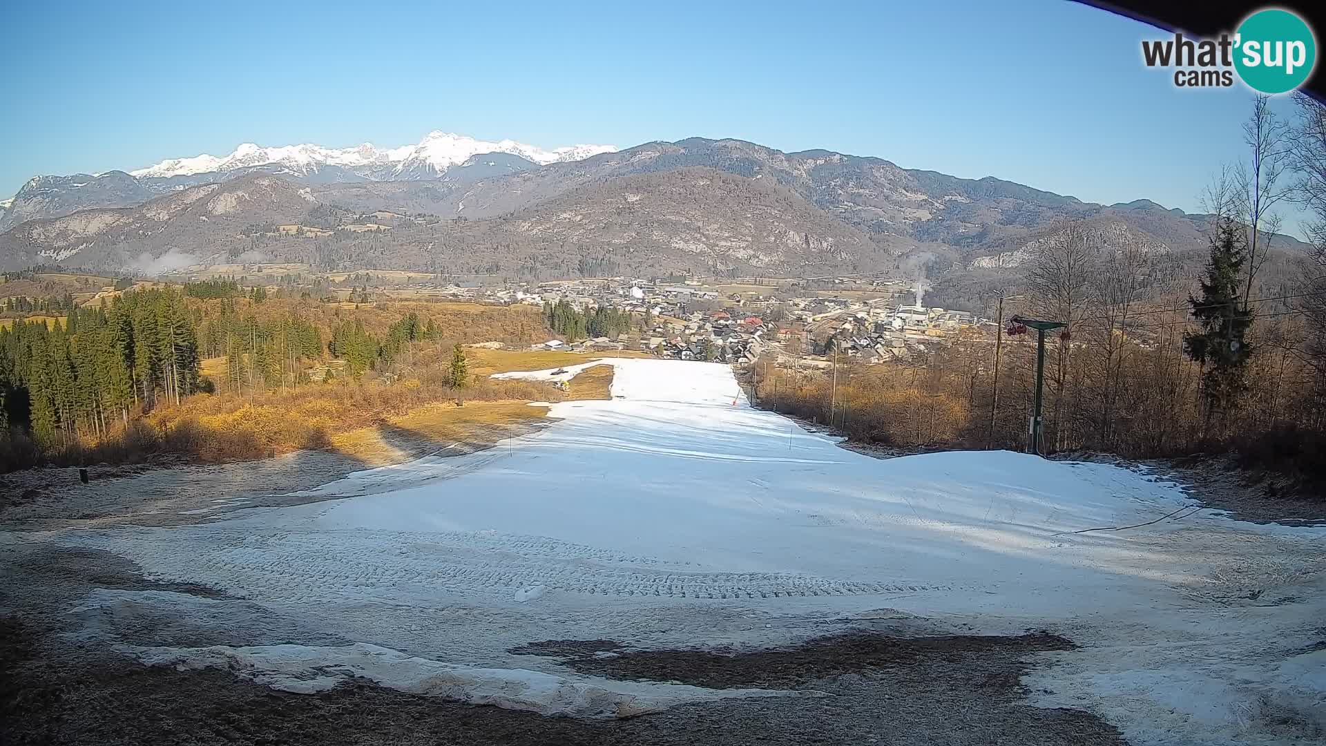 Cámara en vivo Bohinjska Bistrica – Vista en directo desde la estación de esquí Kozji Hrbet
