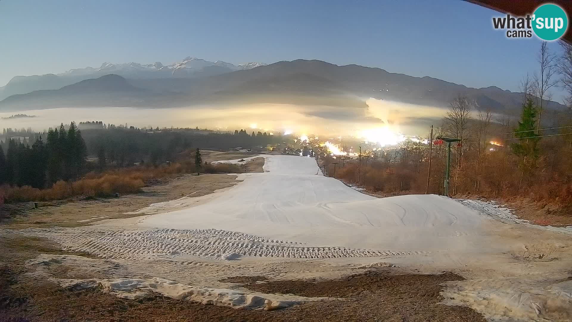 Webcam Bohinjska Bistrica – Live View from Kozji Hrbet Ski Station