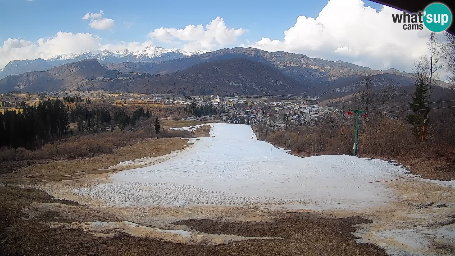 Spletna kamera Bohinjska Bistrica – Pogled v živo s smučišča Kozji Hrbet