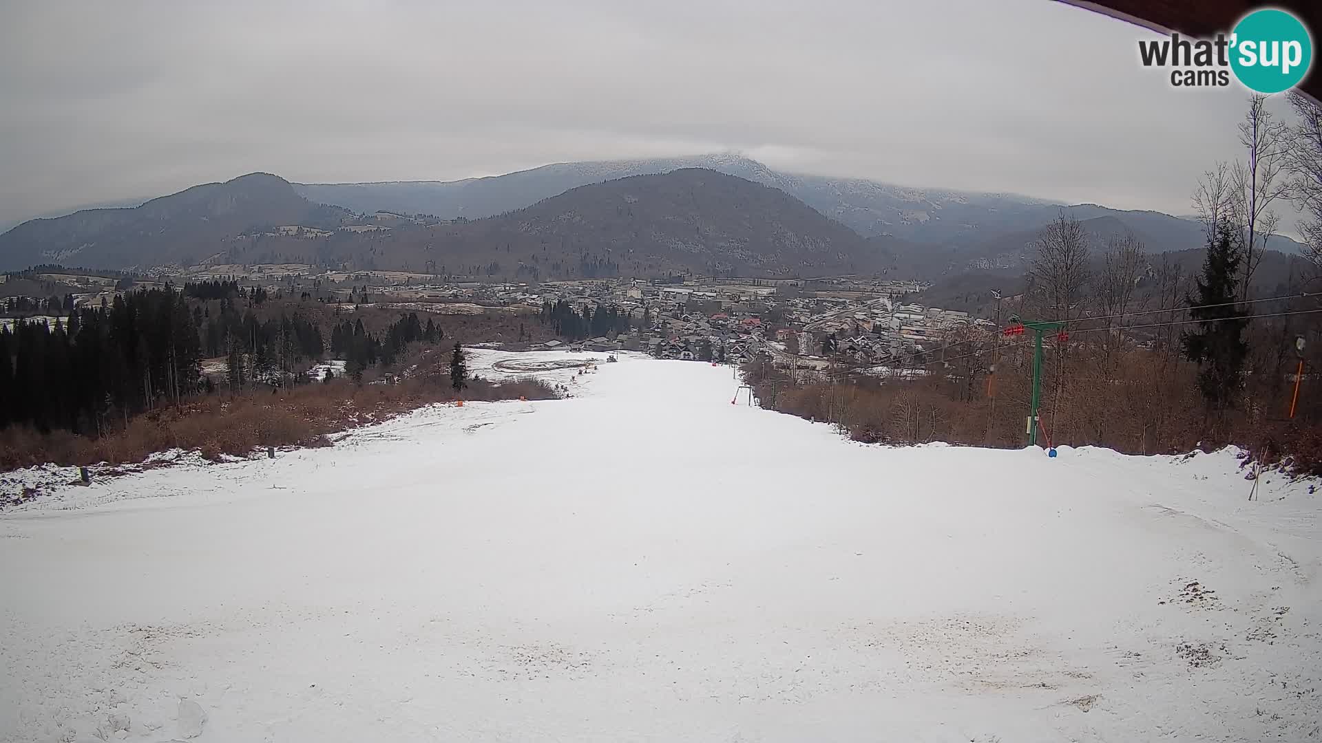 Webcam Bohinjska Bistrica – Live View from Kozji Hrbet Ski Station