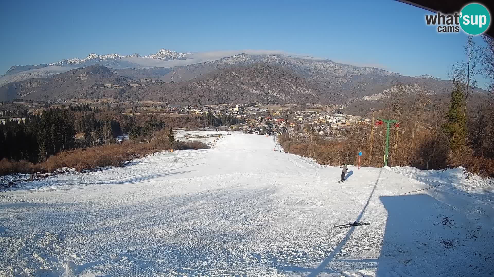 Spletna kamera Bohinjska Bistrica – Pogled v živo s smučišča Kozji Hrbet
