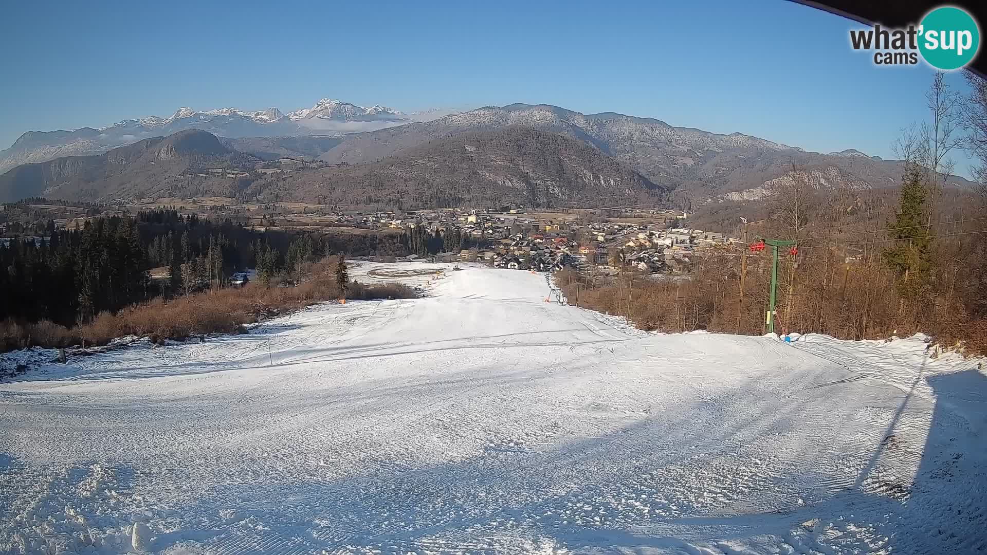 Webcam Bohinjska Bistrica – Vue en direct depuis la station de ski Kozji Hrbet