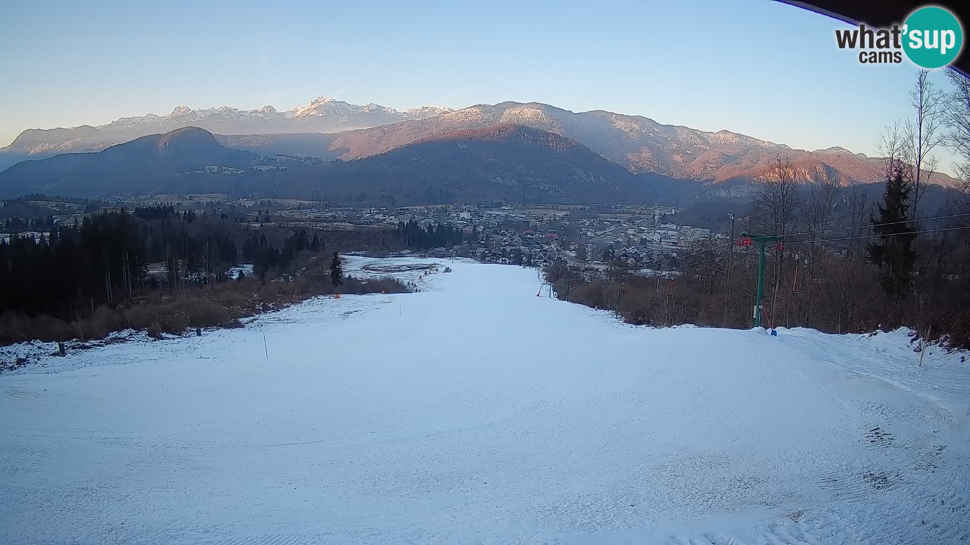 Webcam Bohinjska Bistrica – Vista live dalla stazione sciistica Kozji Hrbet