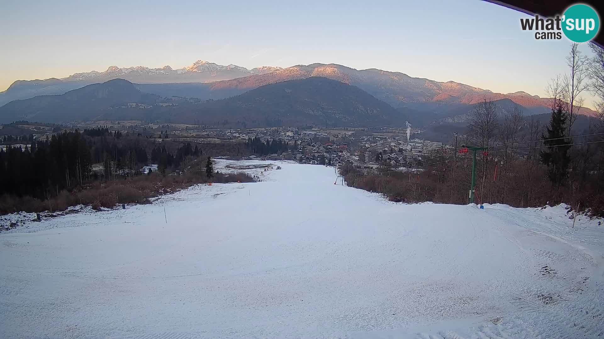 Cámara en vivo Bohinjska Bistrica – Vista en directo desde la estación de esquí Kozji Hrbet