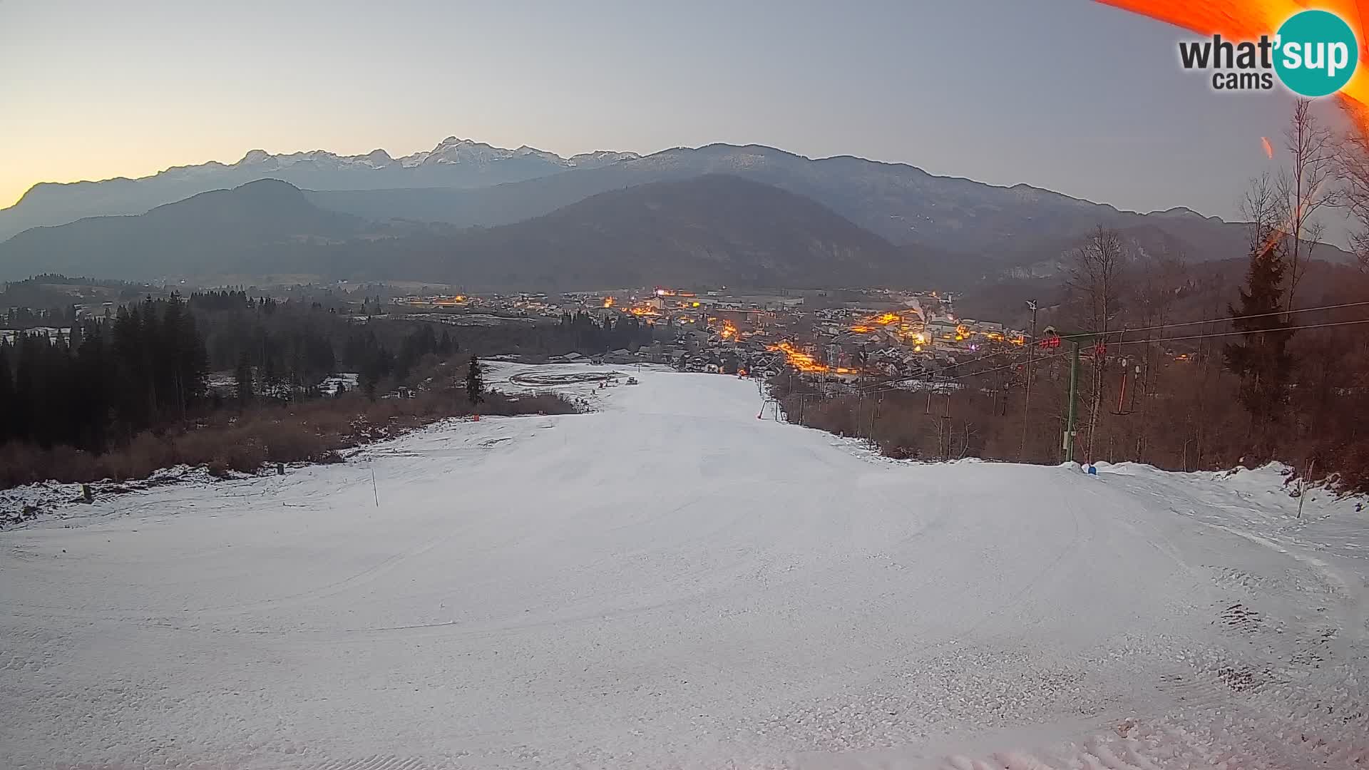 Webcam Bohinjska Bistrica – Live View from Kozji Hrbet Ski Station