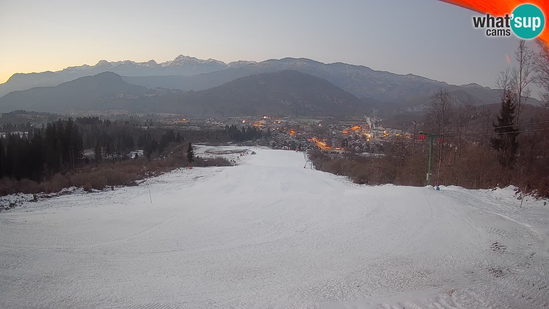 Webcam Bohinjska Bistrica – Live View from Kozji Hrbet Ski Station