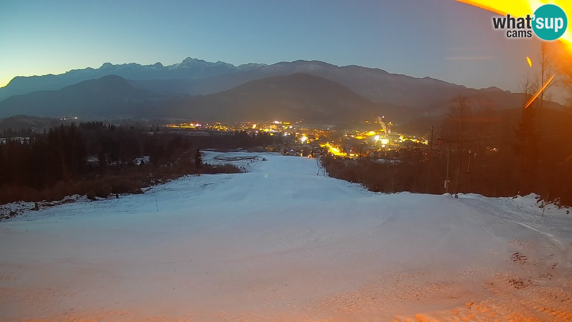 Cámara en vivo Bohinjska Bistrica – Vista en directo desde la estación de esquí Kozji Hrbet