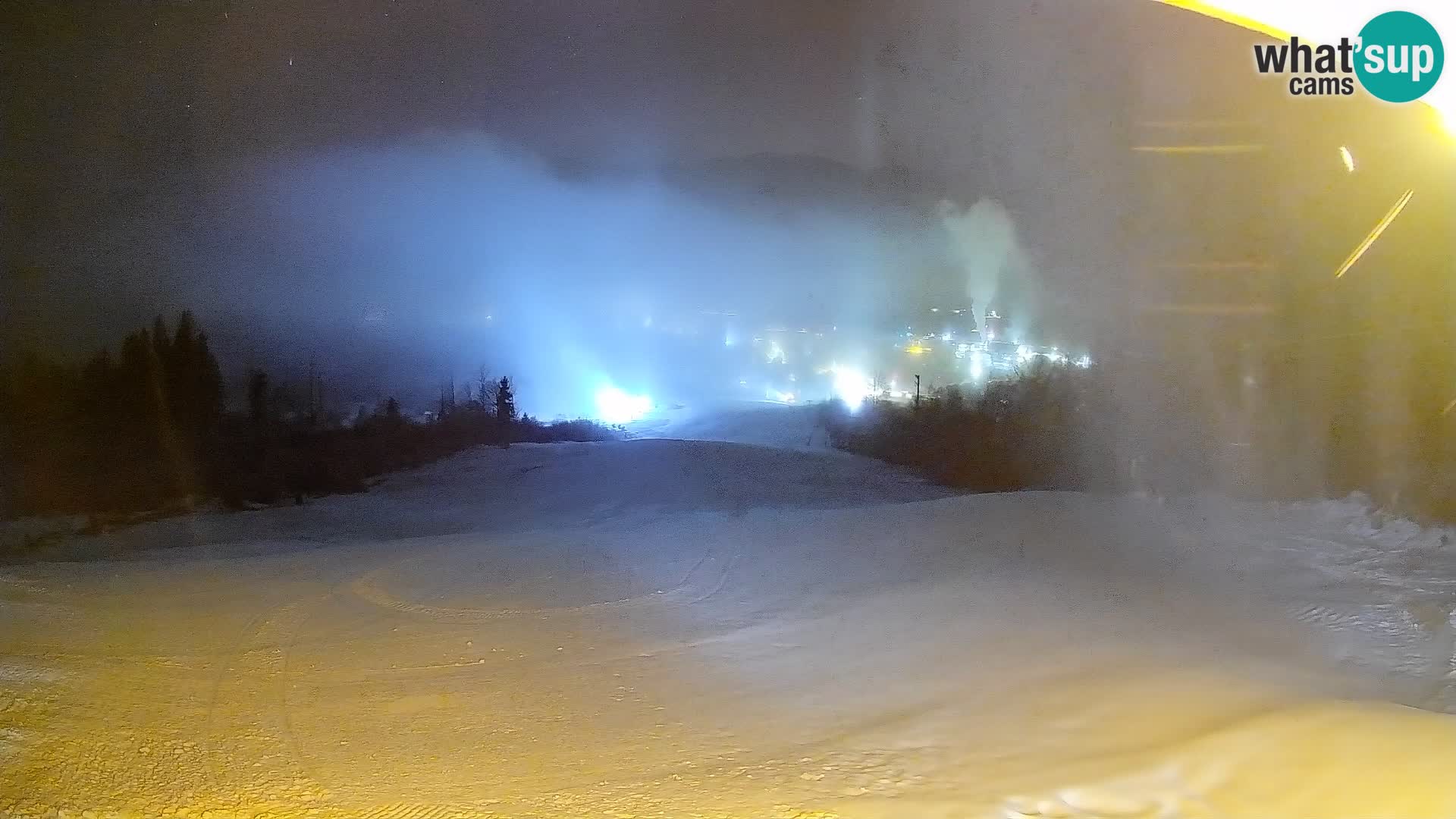 Kamera uživo Bohinjska Bistrica – Pogled u stvarnom vremenu sa skijališta Kozji Hrbet