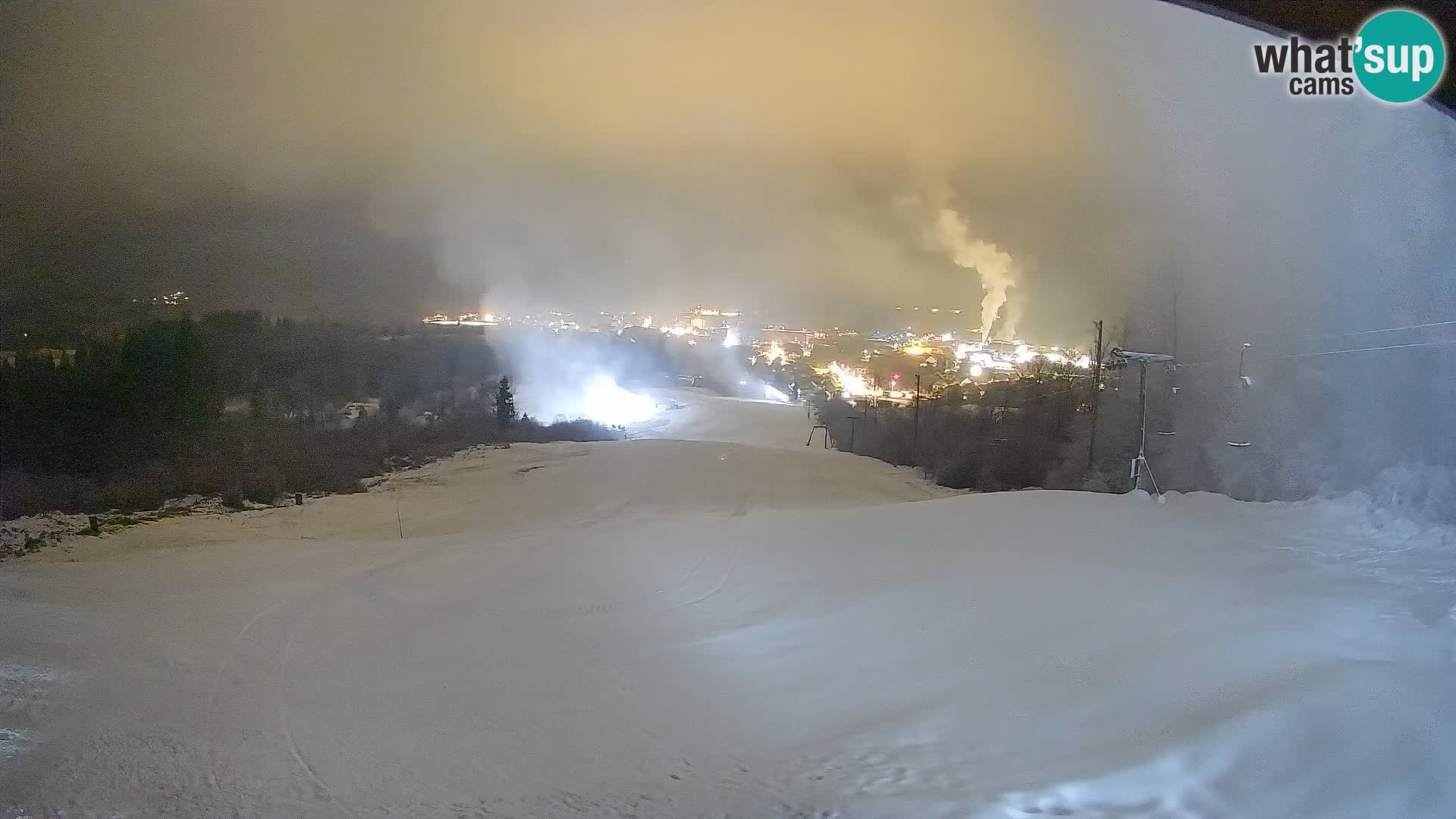 Webcam Bohinjska Bistrica – Vista live dalla stazione sciistica Kozji Hrbet