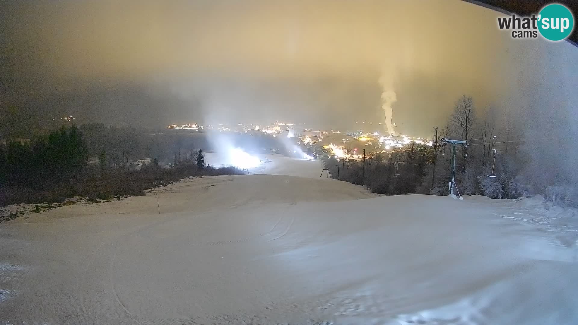 Livekamera Bohinjska Bistrica – Liveblick von der Skistation Kozji Hrbet