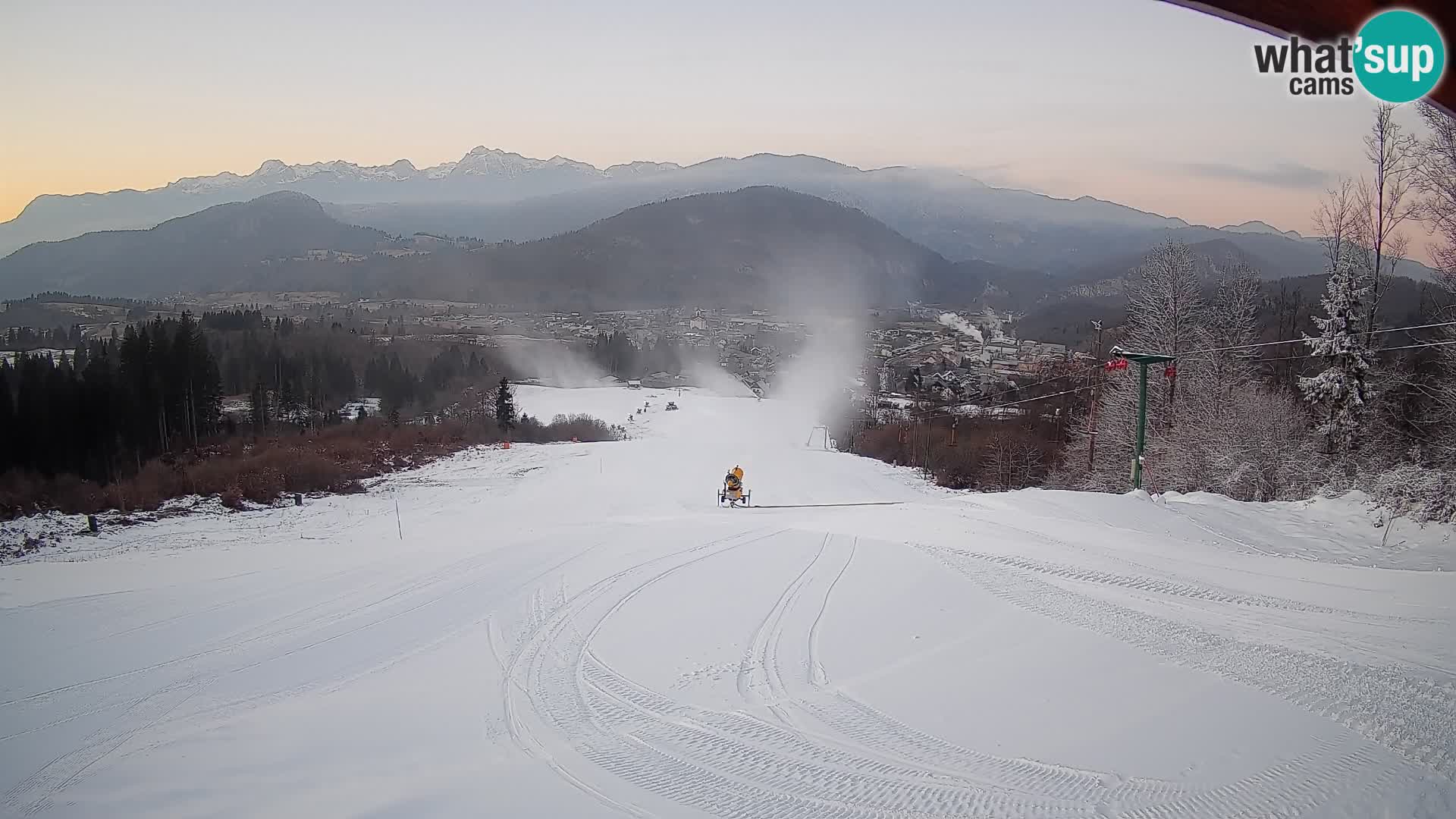Webcam Bohinjska Bistrica – Vista live dalla stazione sciistica Kozji Hrbet