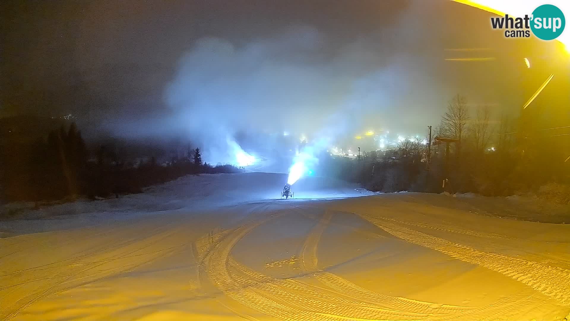Spletna kamera Bohinjska Bistrica – Pogled v živo s smučišča Kozji Hrbet