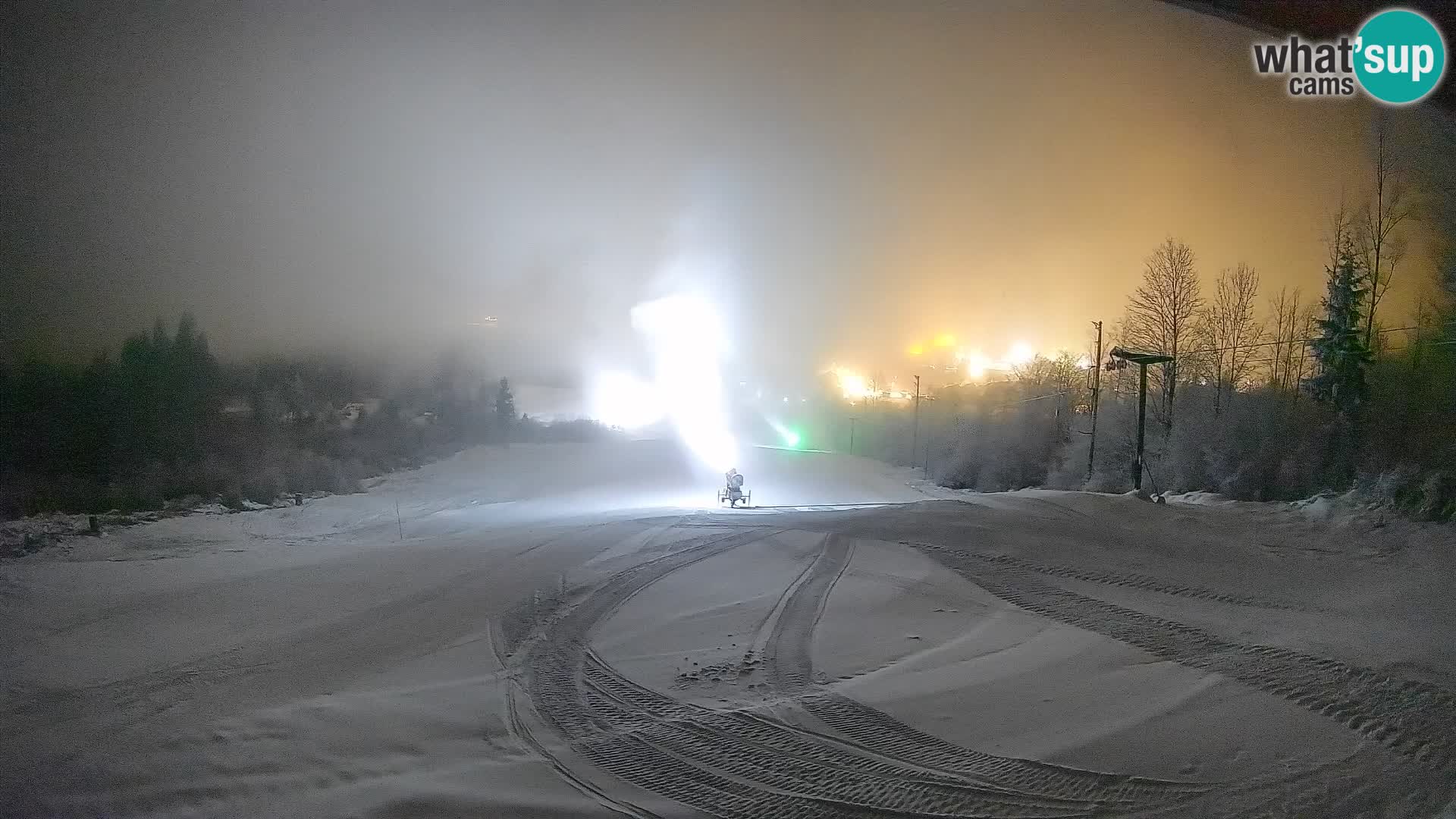 Kamera uživo Bohinjska Bistrica – Pogled u stvarnom vremenu sa skijališta Kozji Hrbet