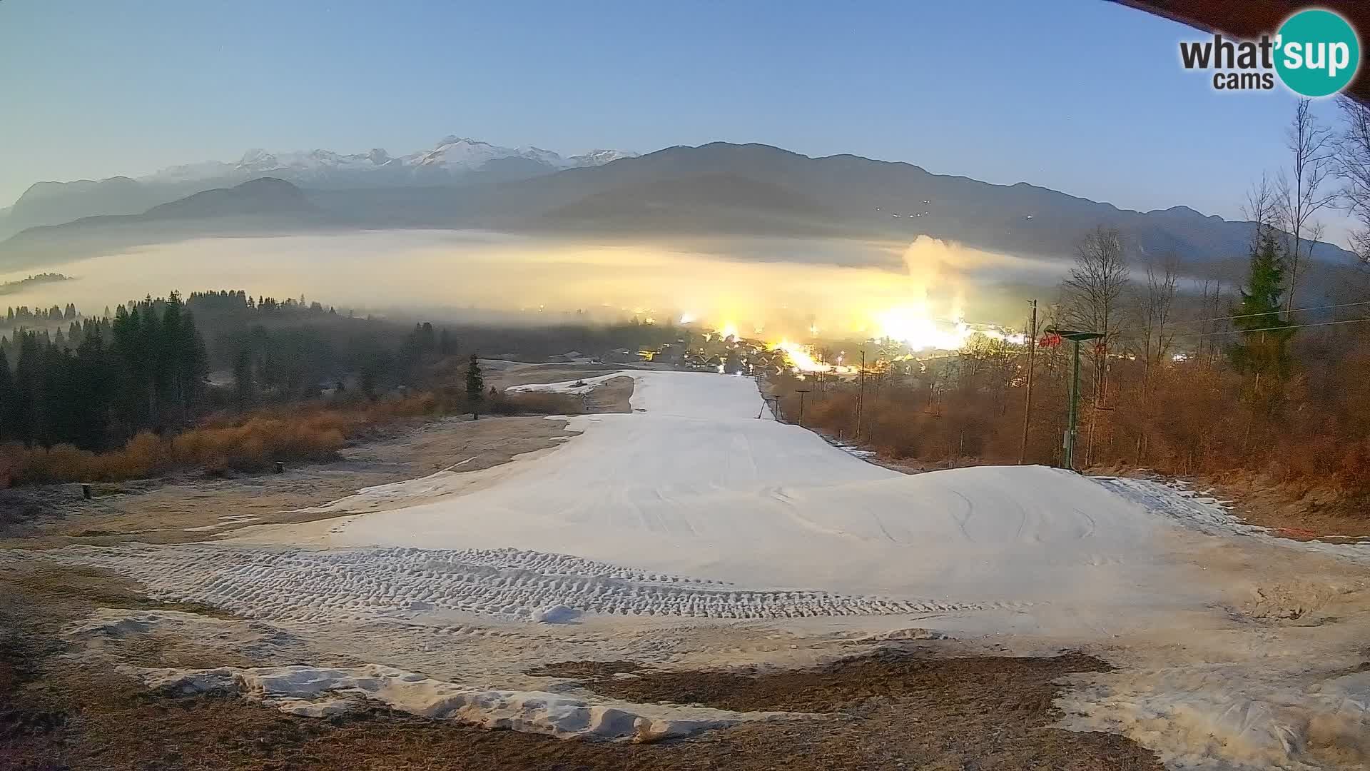 Livekamera Bohinjska Bistrica – Liveblick von der Skistation Kozji Hrbet