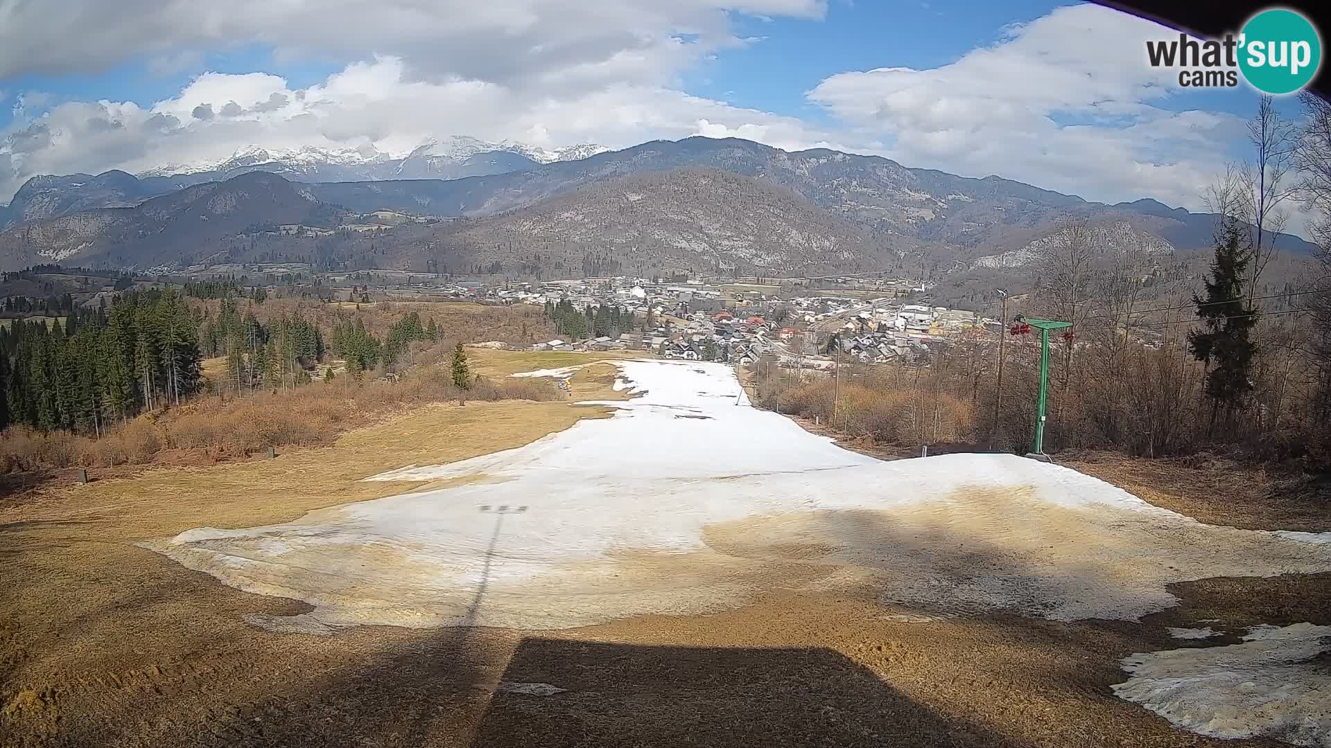 Spletna kamera Bohinjska Bistrica – Pogled v živo s smučišča Kozji Hrbet