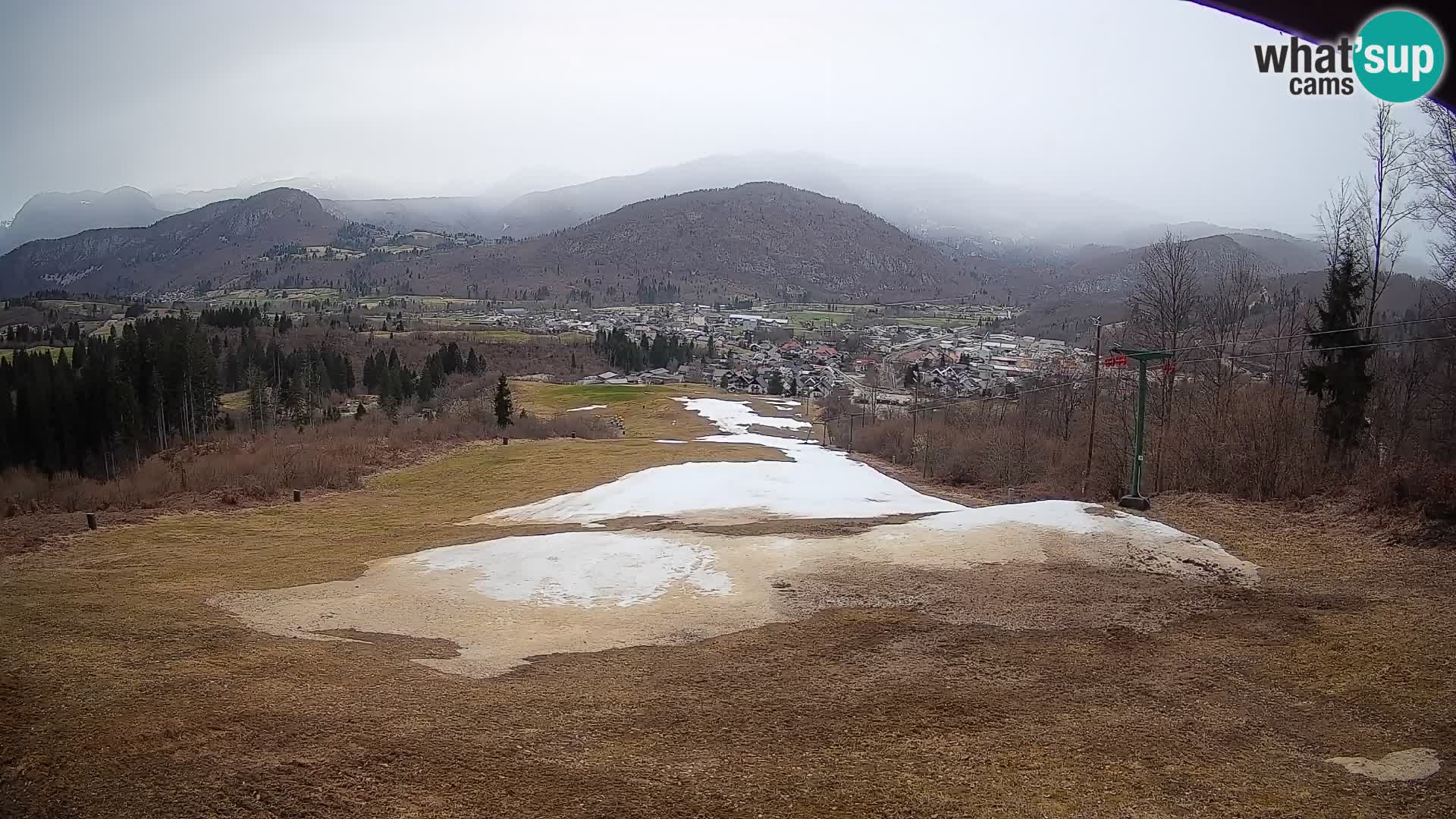 Spletna kamera Bohinjska Bistrica – Pogled v živo s smučišča Kozji Hrbet