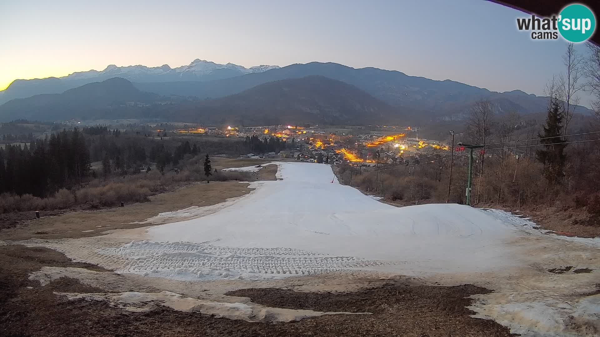 Webcam Bohinjska Bistrica – Live View from Kozji Hrbet Ski Station