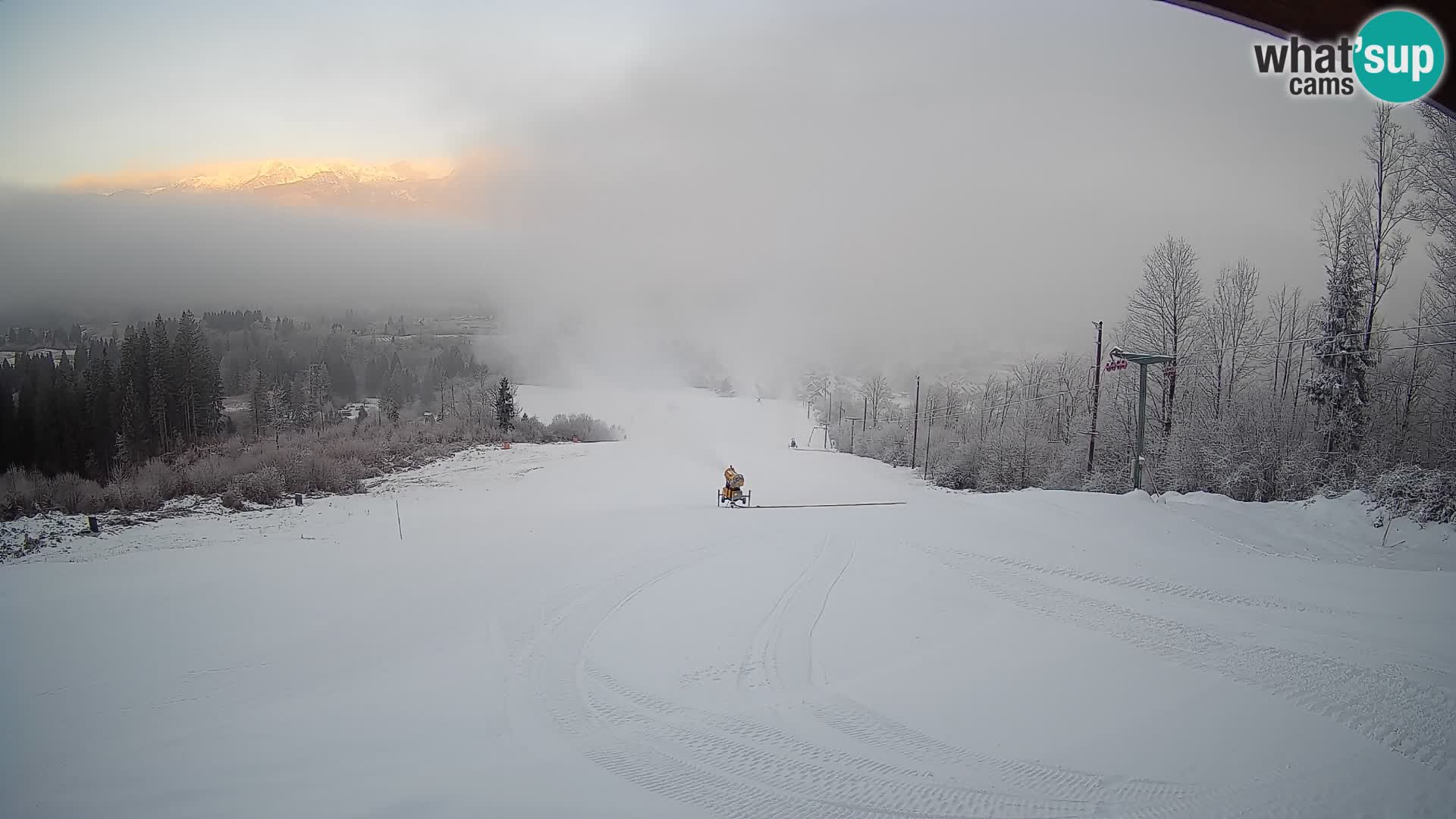 Webcam Bohinjska Bistrica – Live View from Kozji Hrbet Ski Station